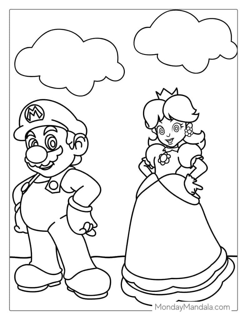 super mario printables free pdf