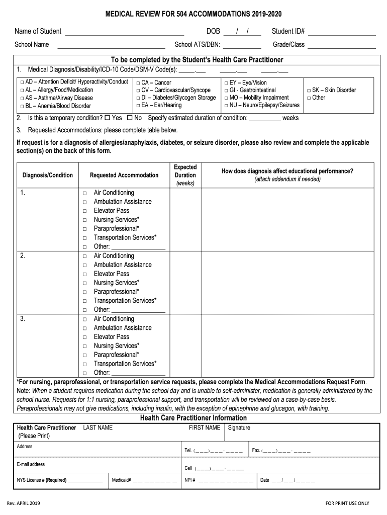 504 Form Pdf Fill Out Sign Online DocHub