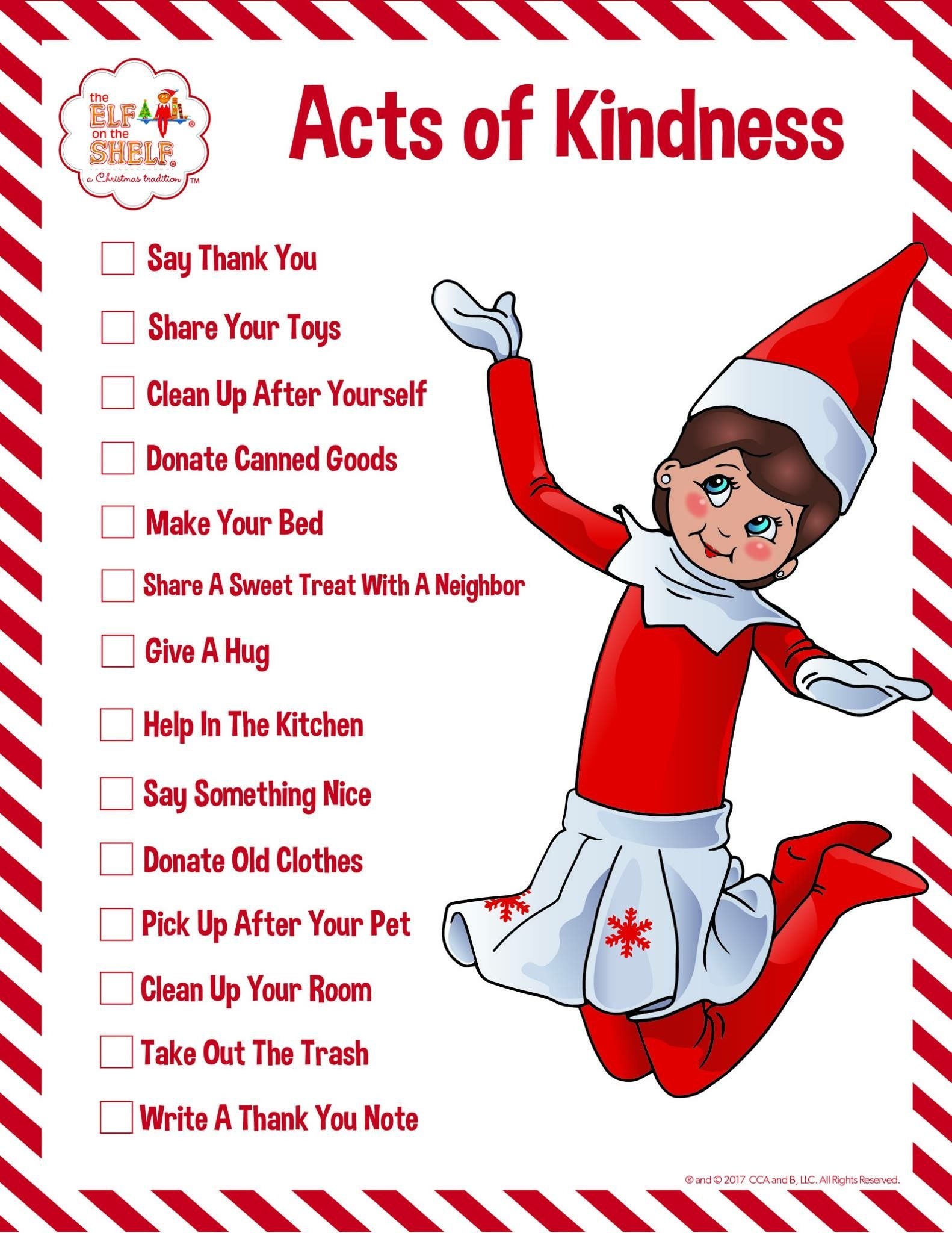 elf on shelf printables free