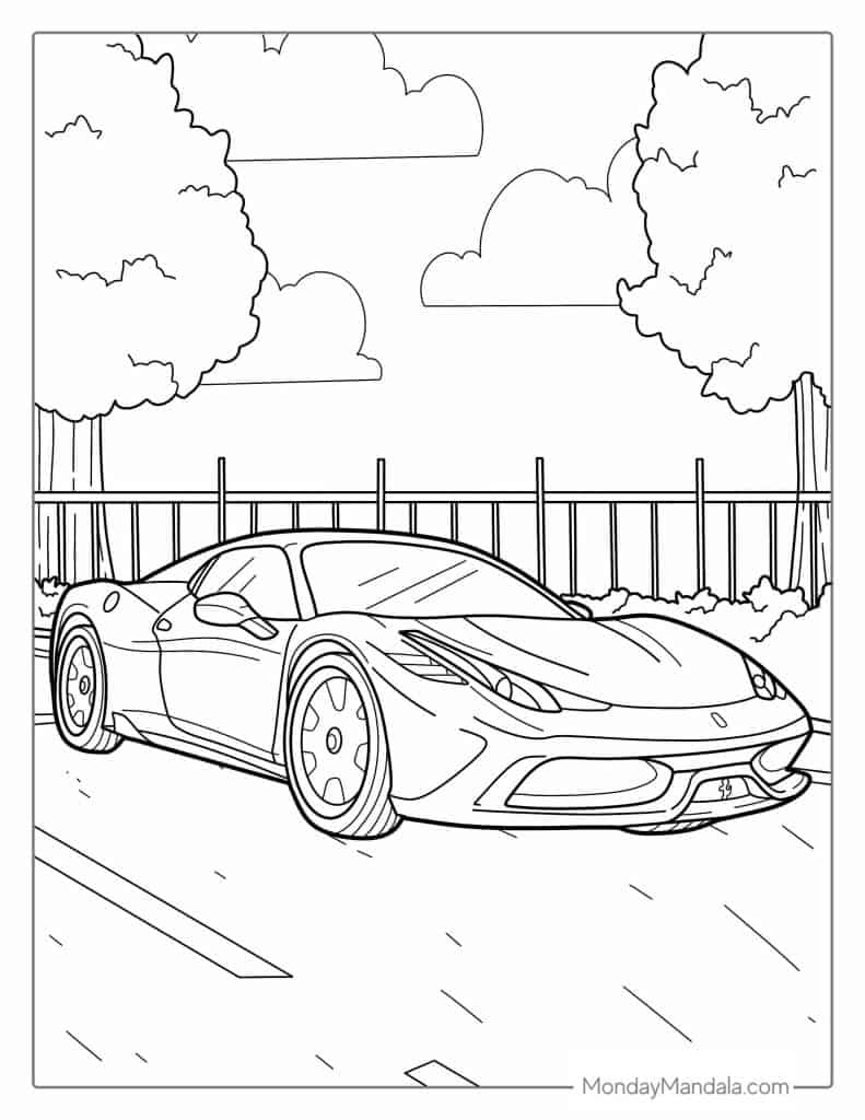 cool car coloring pages