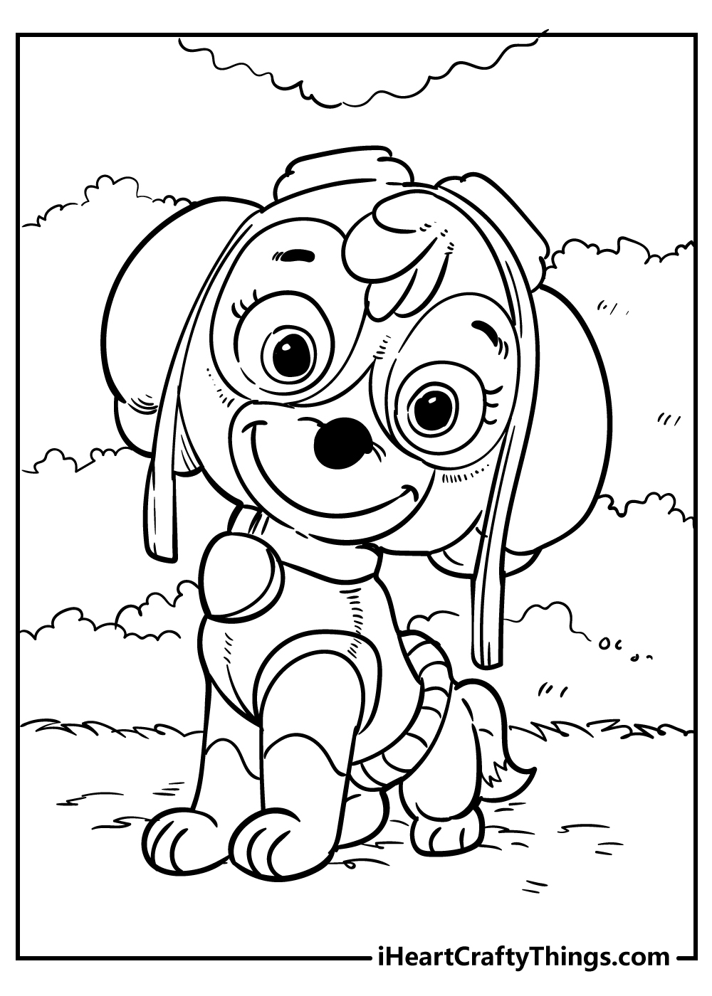 paw patrol coloring book printable