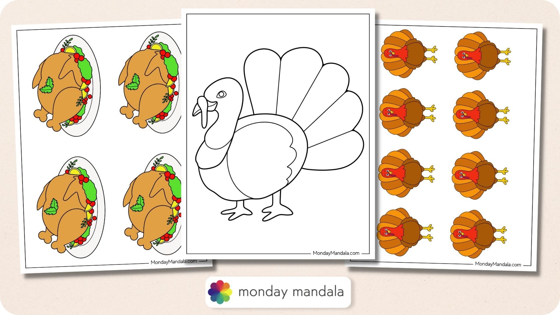 turkey templates free printables
