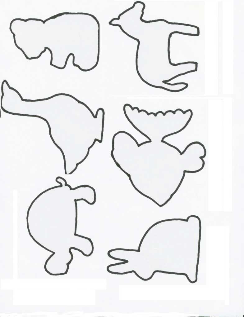 7 Animal Shapes Ideas Animal Templates Animal Cutouts Stuffed Animal Patterns