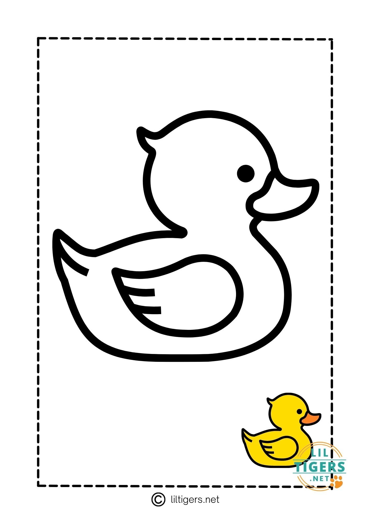 7 Free Printable Duck Templates Lil Tigers Lil Tigers