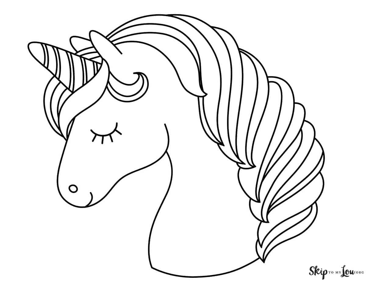 free coloring pages unicorn