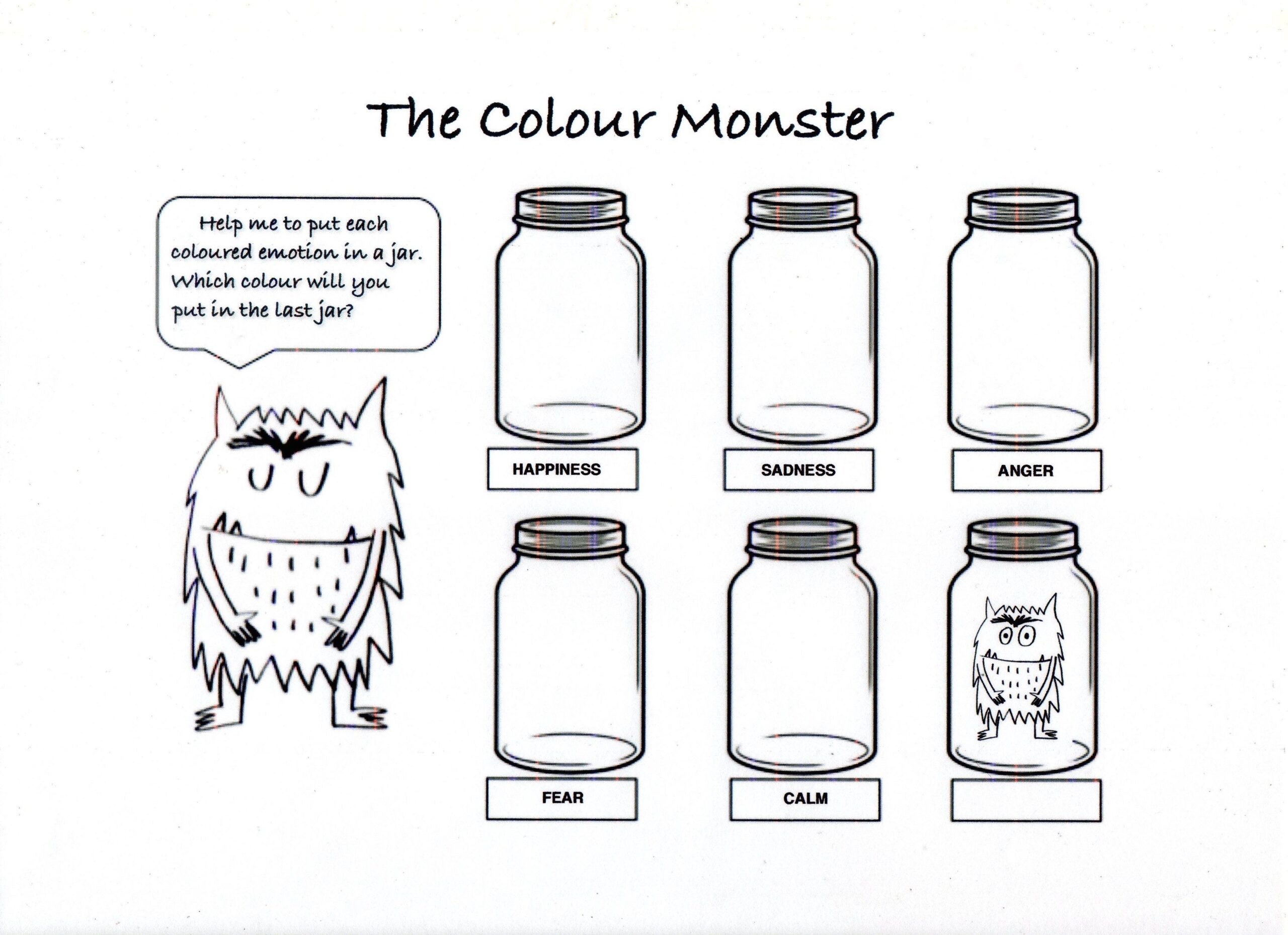 8 The Colour Monster Ideas Monster Activities Monster Book Of Monsters Monster