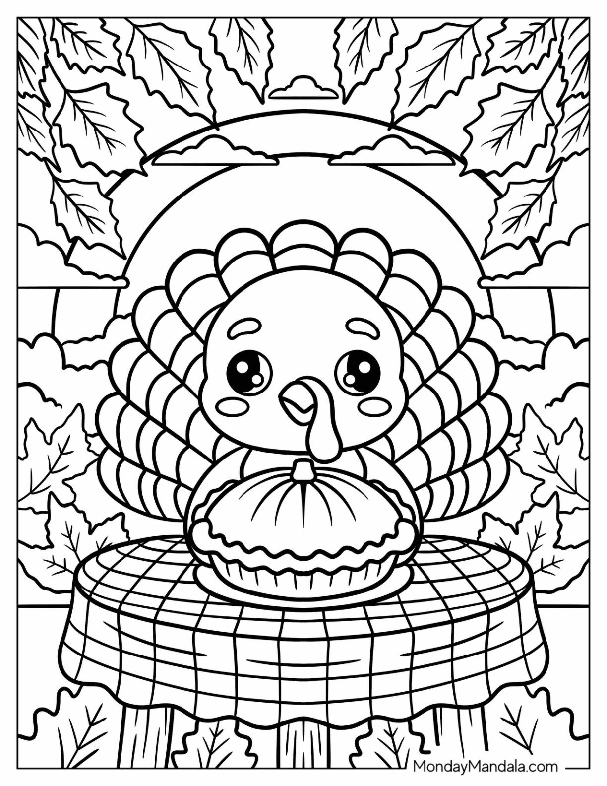 thanksgiving free coloring pages
