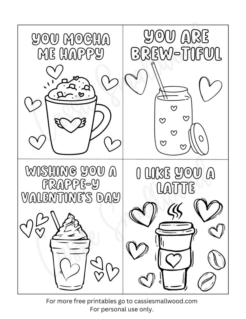 free valentine printables pdf free download