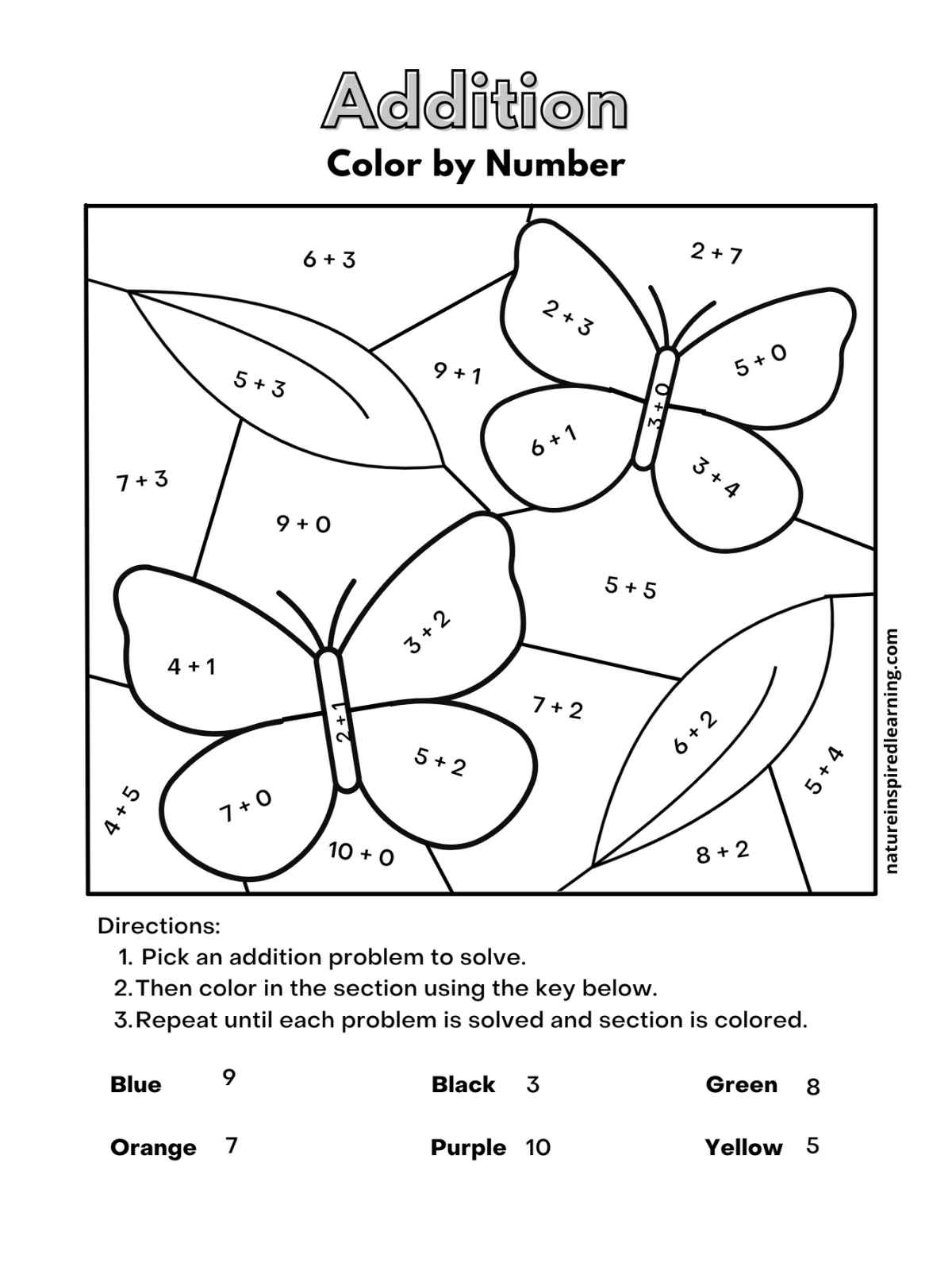 color by number adding