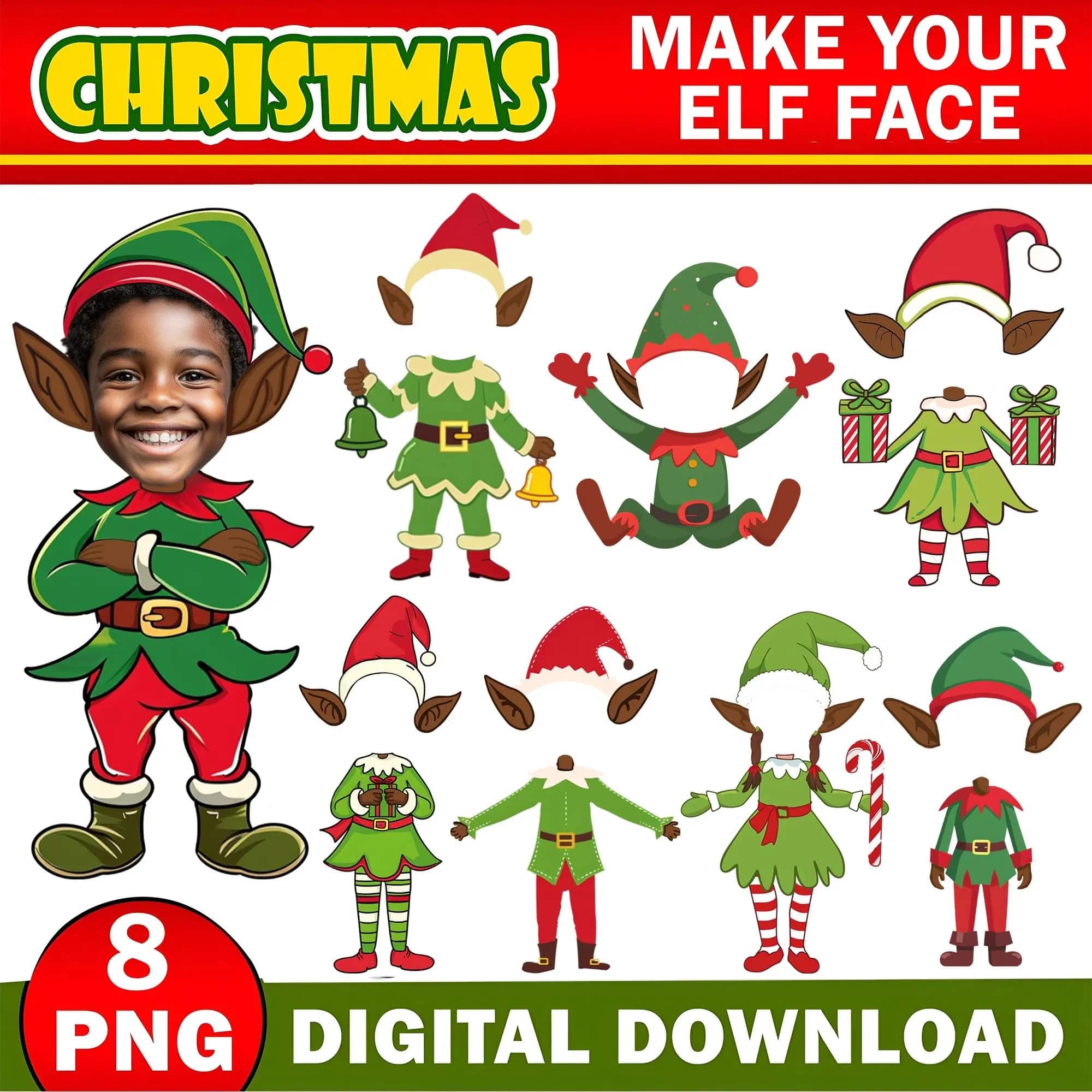 free elf yourself printable template