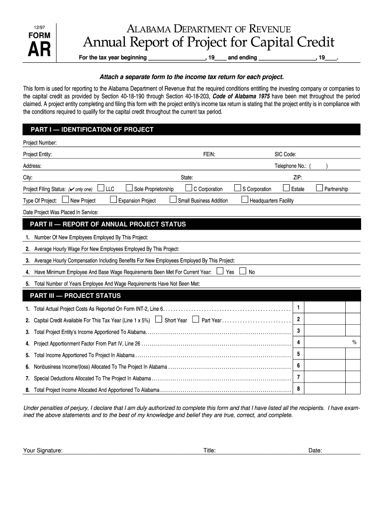 AL Form AR Fill Online Printable Fillable Blank PdfFiller