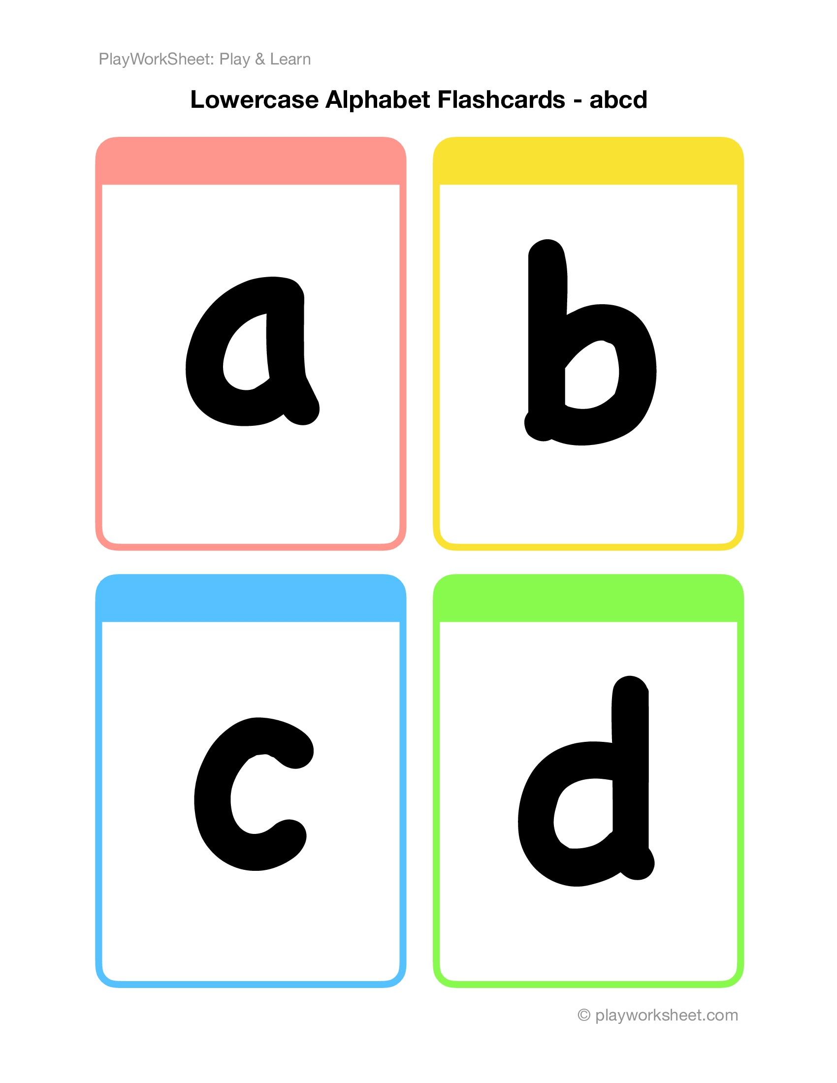 lowercase letters printable pdf