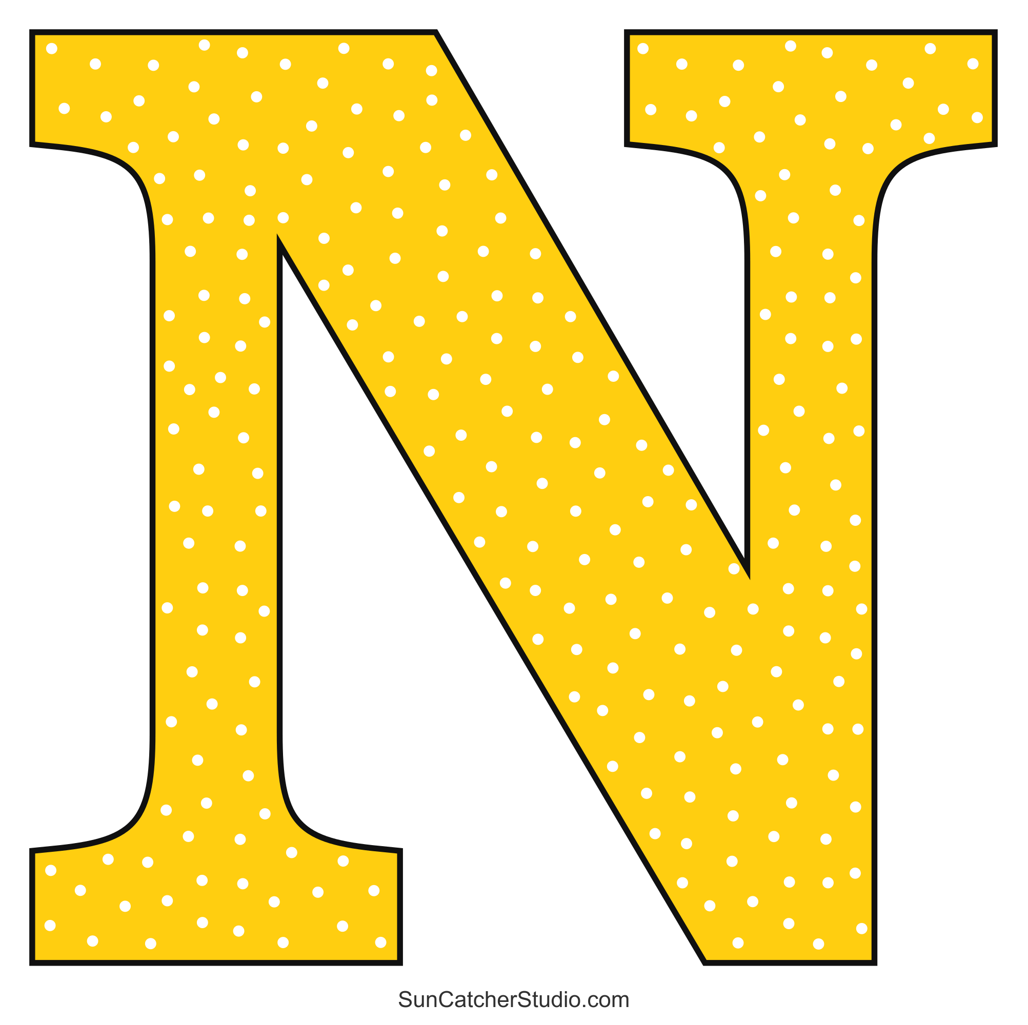 Alphabet Letters And Numbers With A Colorful Polka Dot Design Free Printables Lettering SVG Files Tools Apps