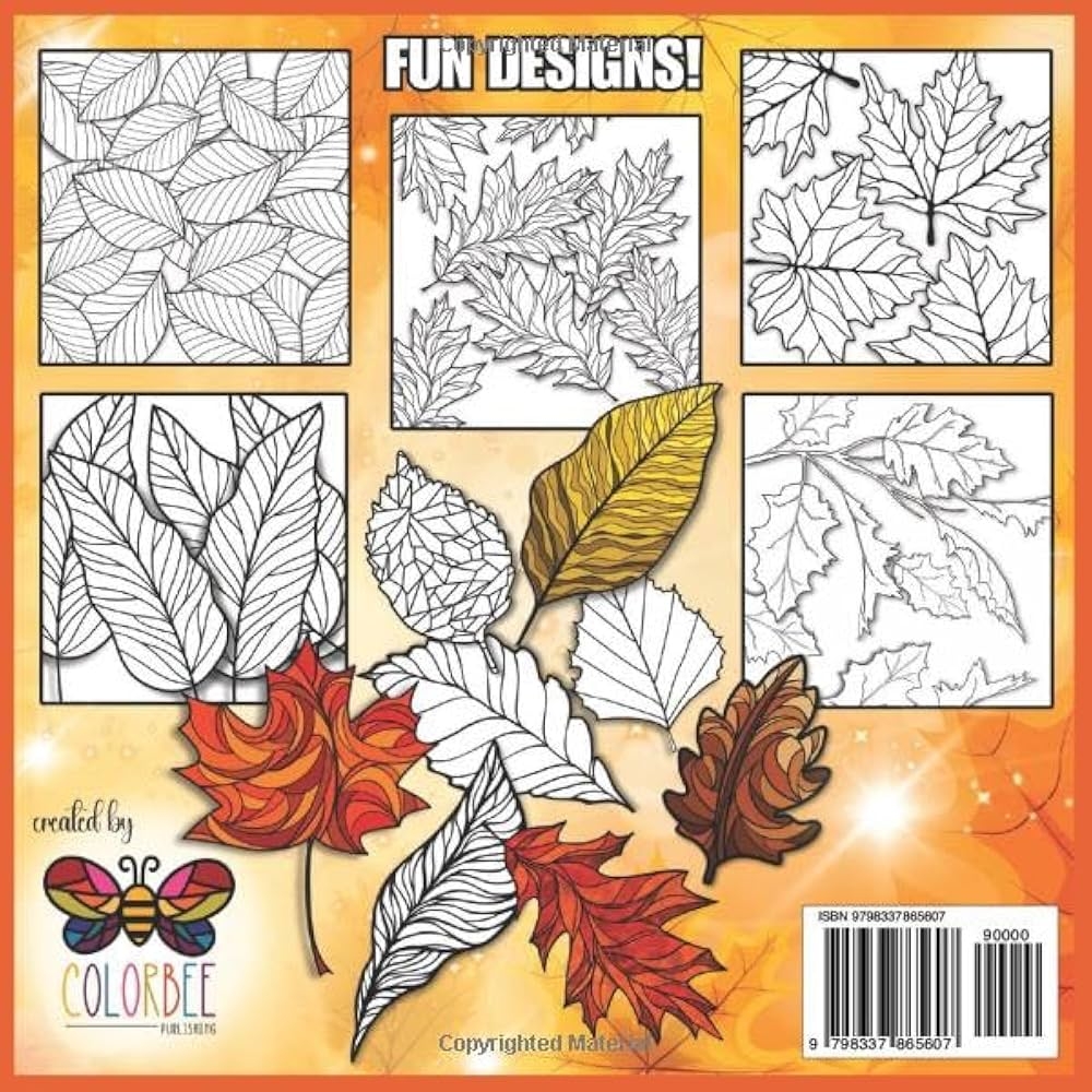 fall leaves coloring book