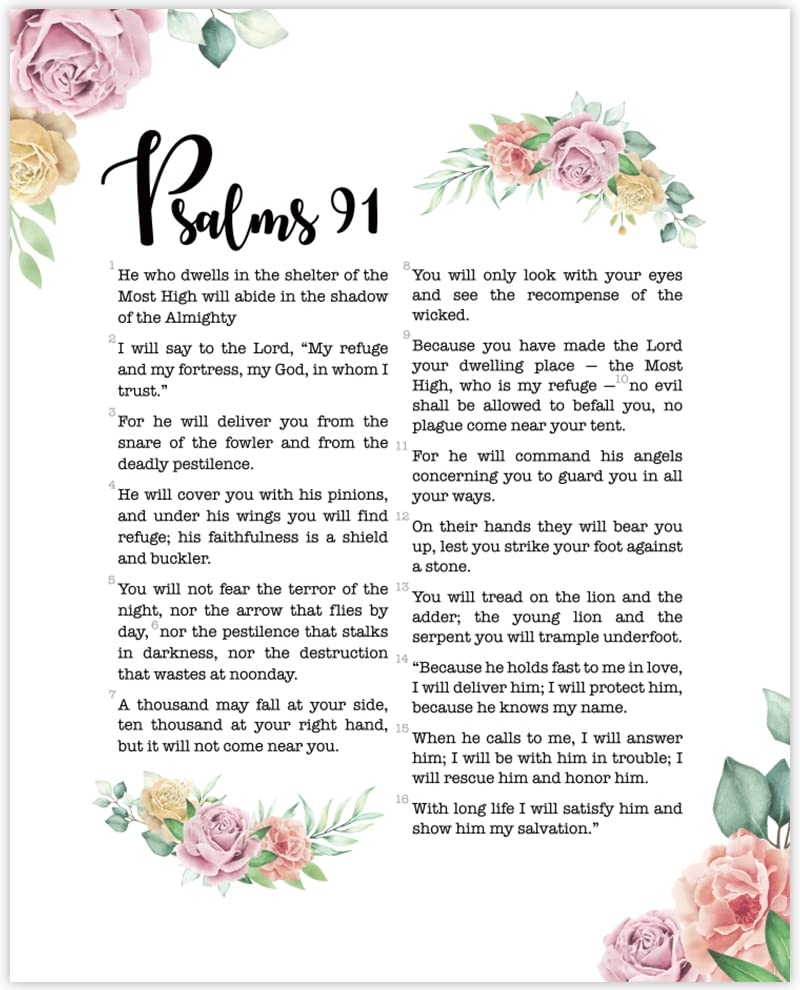 printable psalm 91