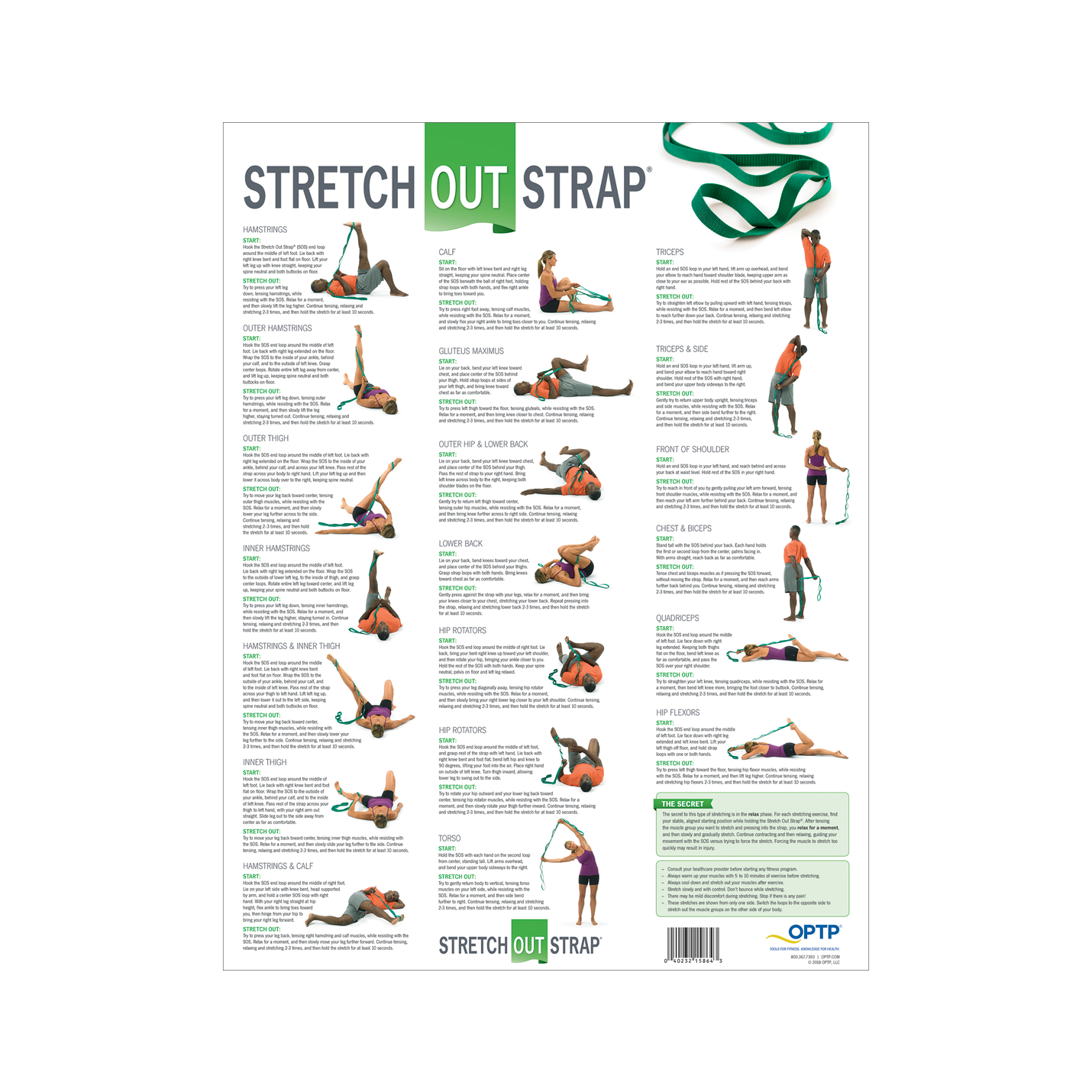 Assisted Stretching Stretch Out Strap Booklet Pdf Stretch Out Strap With Stretching Exercise Poster