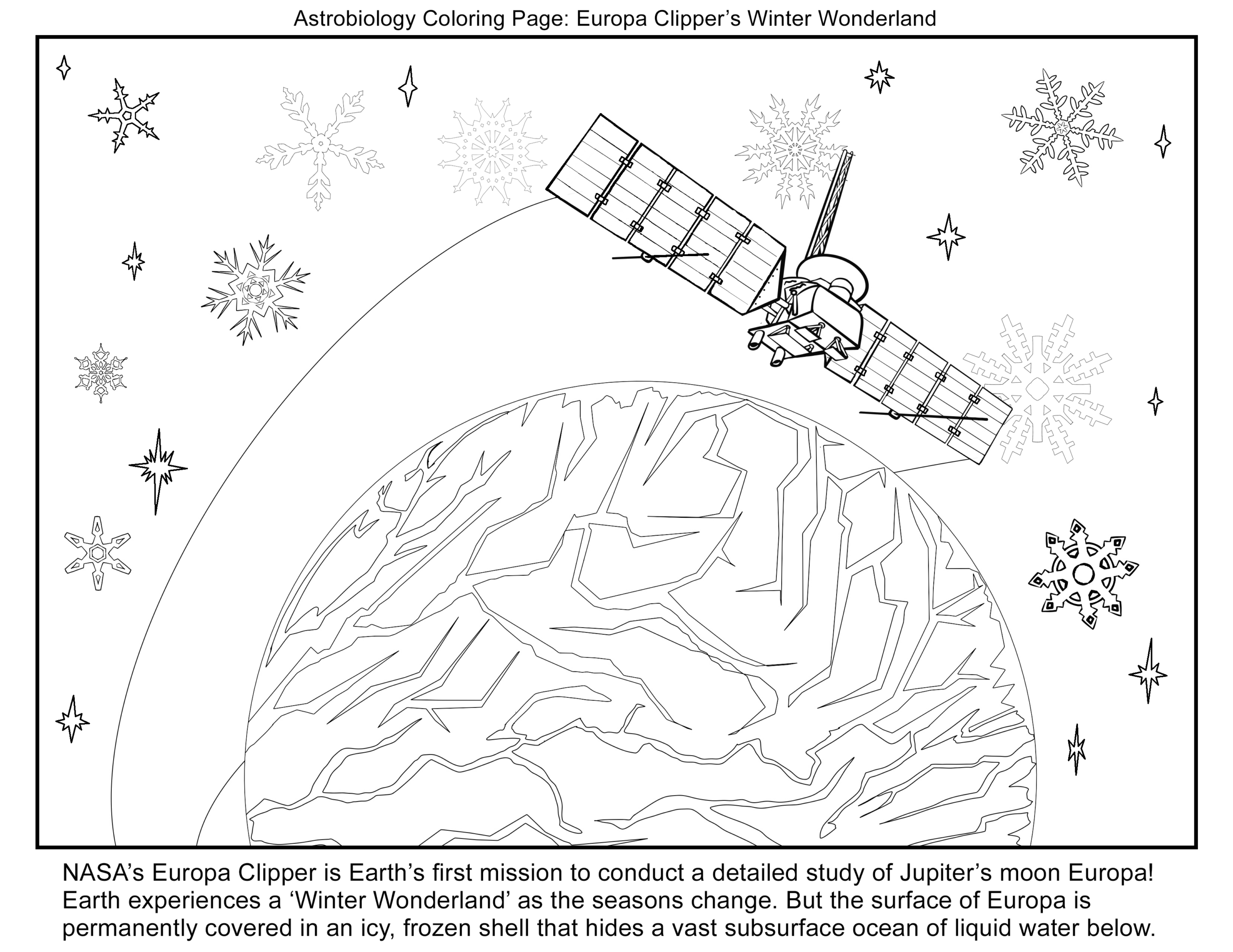 Astrobiology Coloring Pages NASA Science