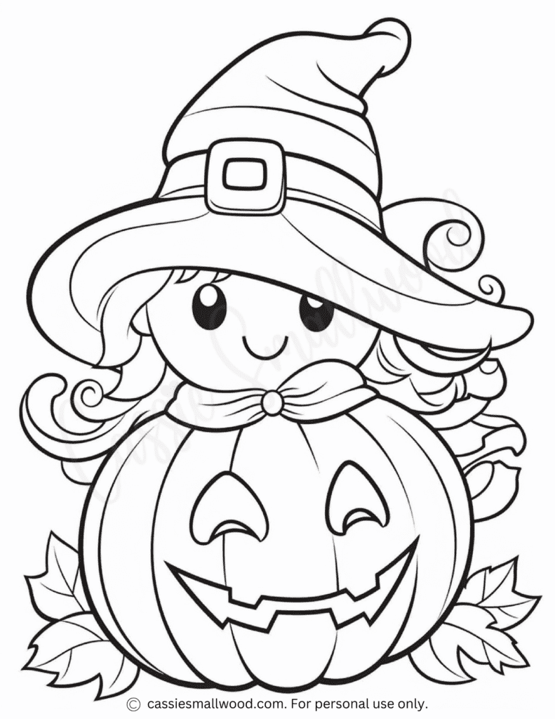halloween pictures to color pumpkin
