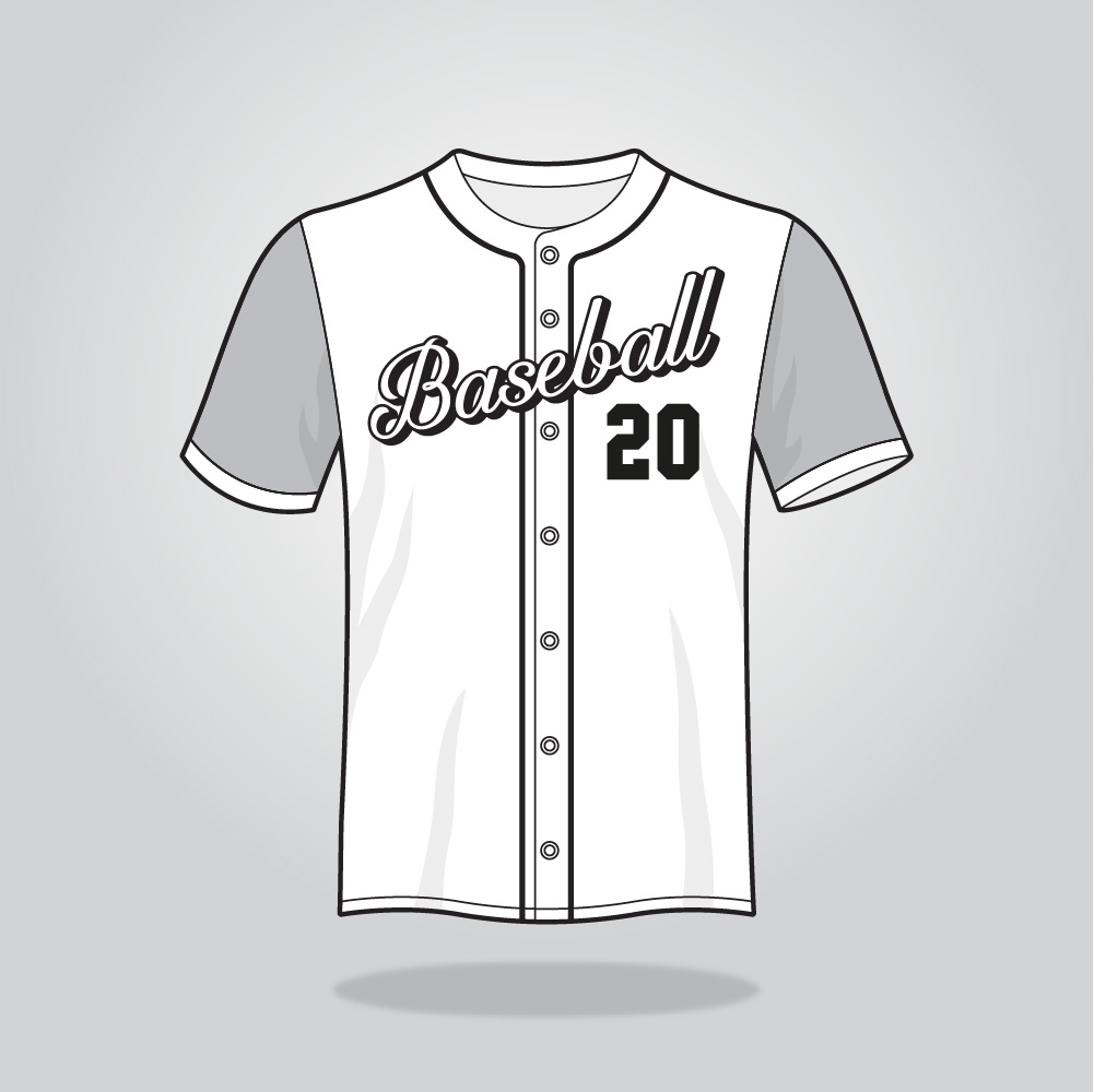 Baseball Jersey Template Free Vector Download VectorPortal