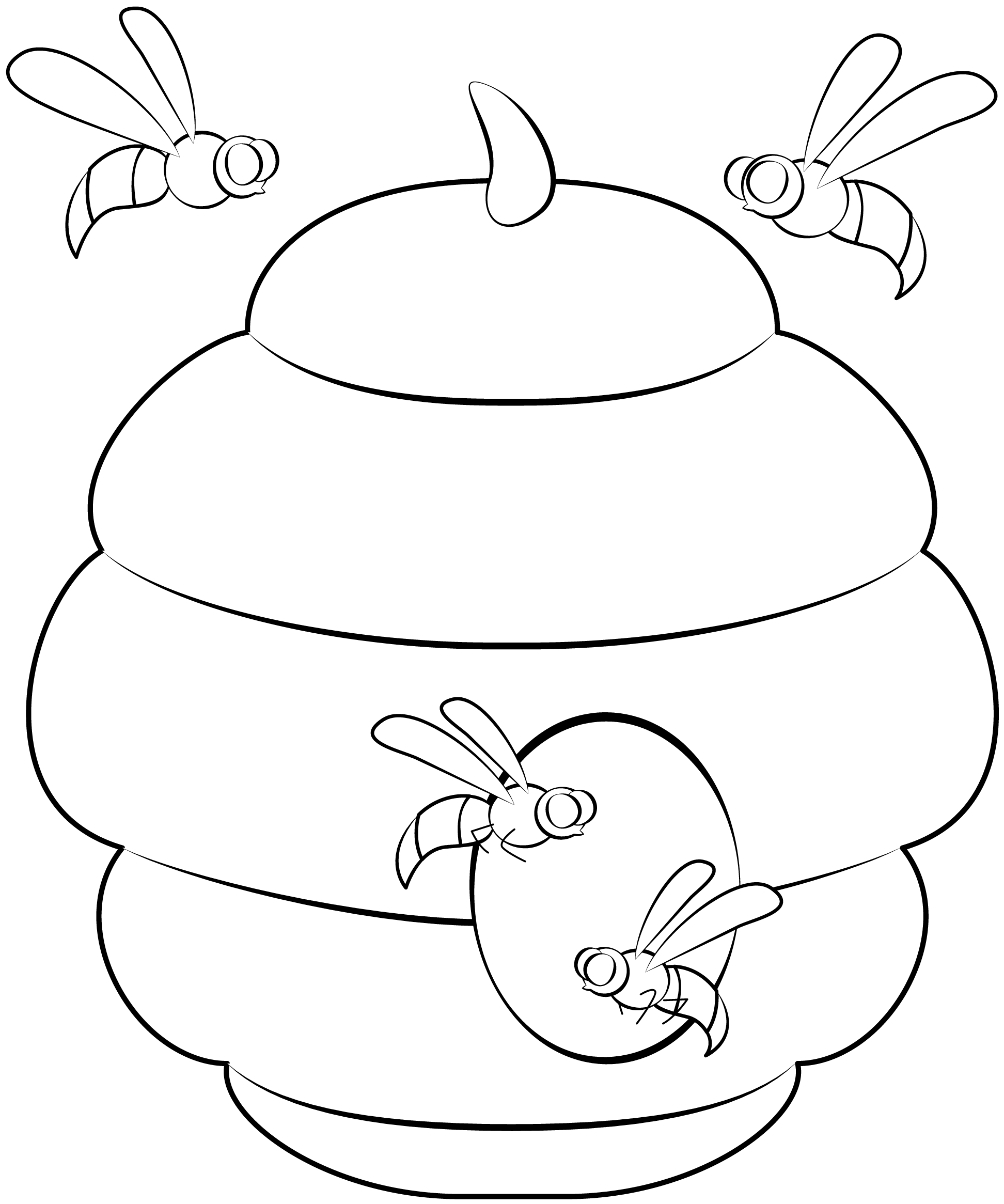Beehive Printable Template Free Printable Paper raft Templates
