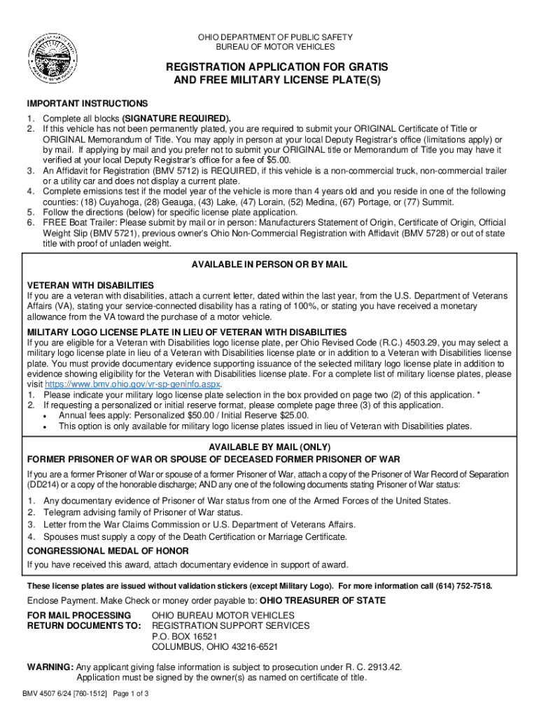 printable form bmv 4826 ohio pdf