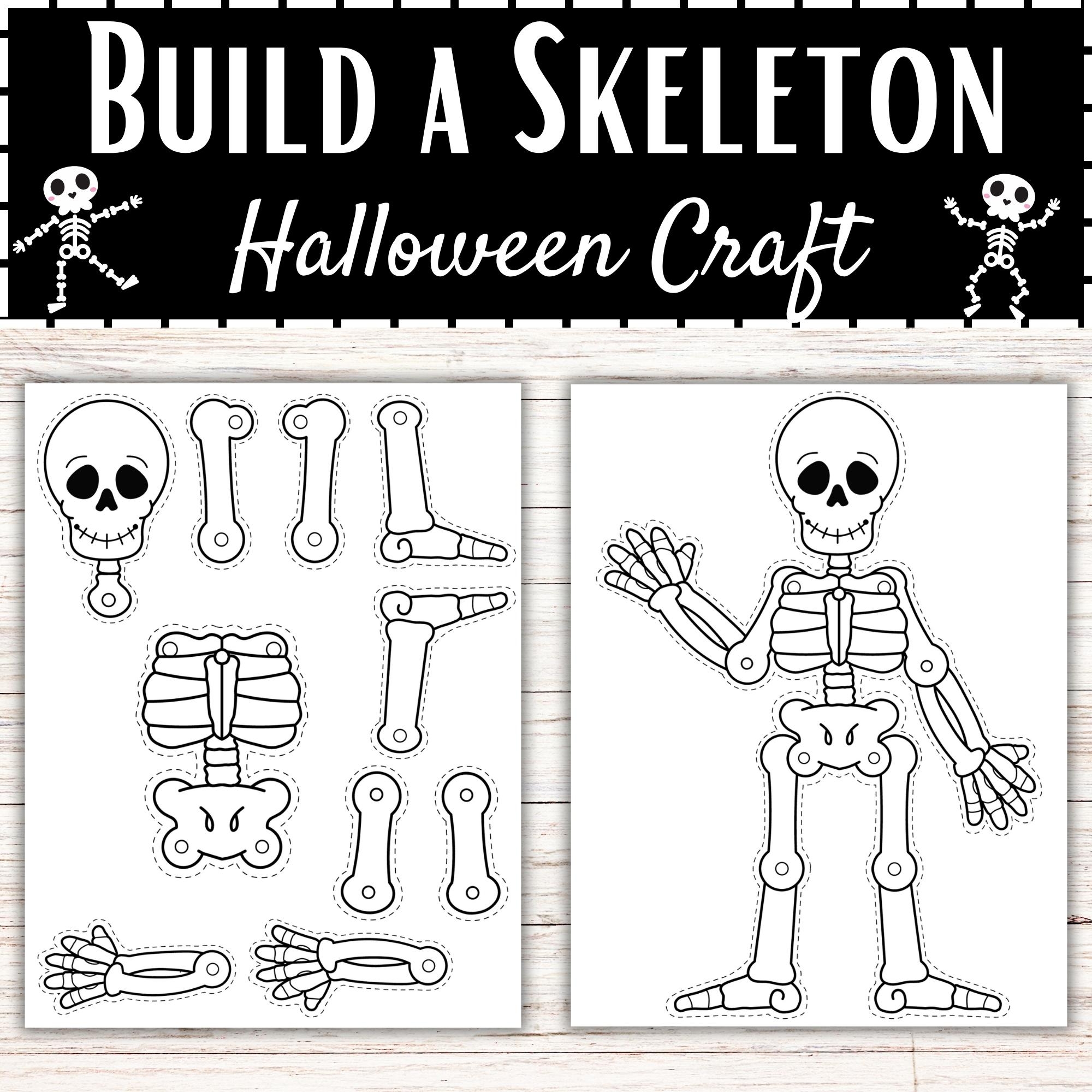 skeleton template printable