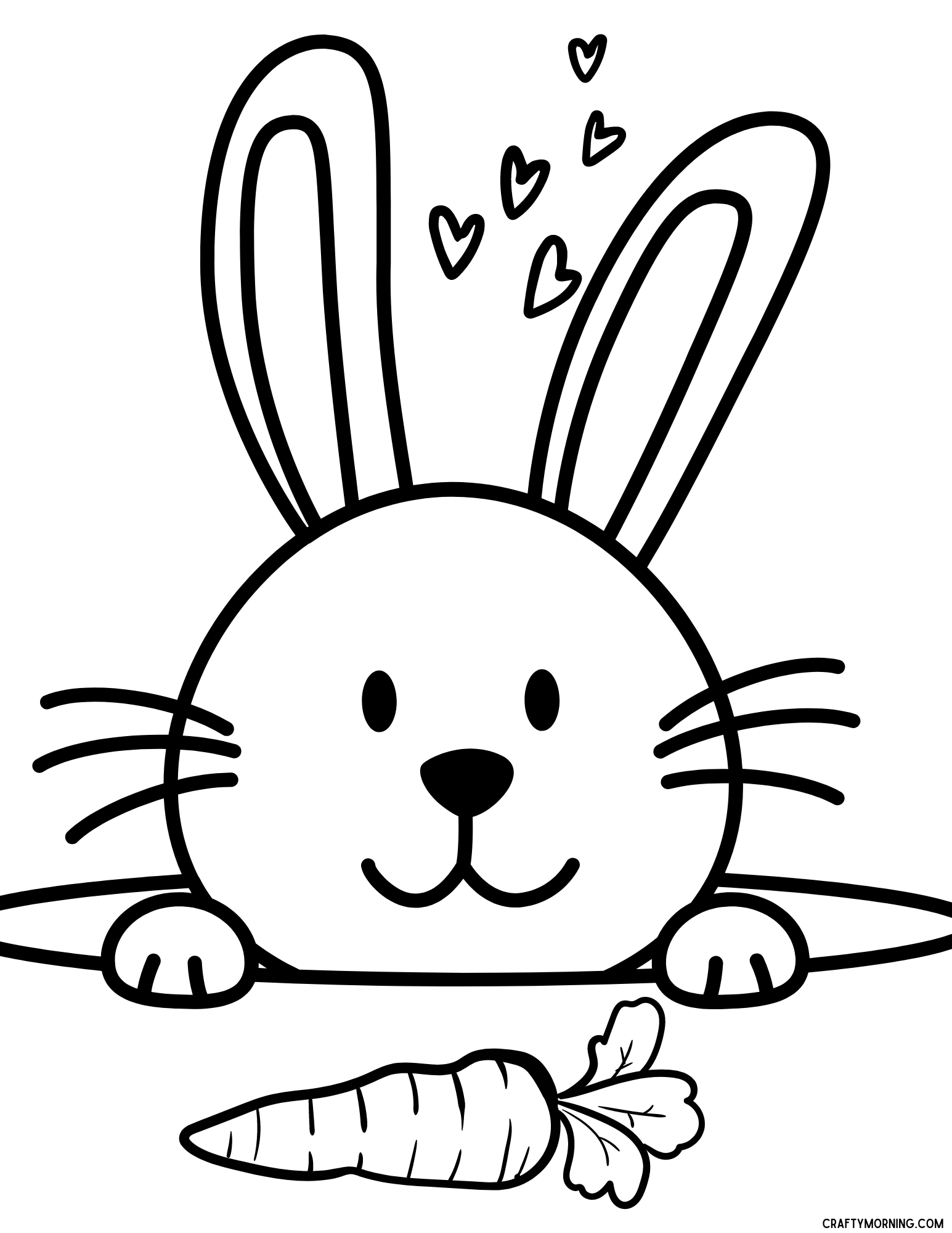 bunny rabbit coloring pages