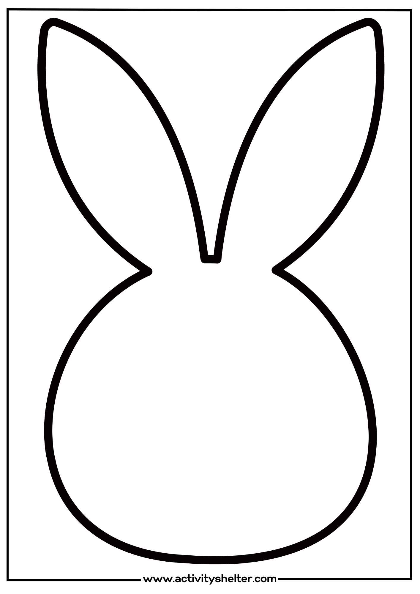 Bunny Face For Cake Bunny Faces Stencil Pack A Or B Crafts Bunny Footprints Stencil