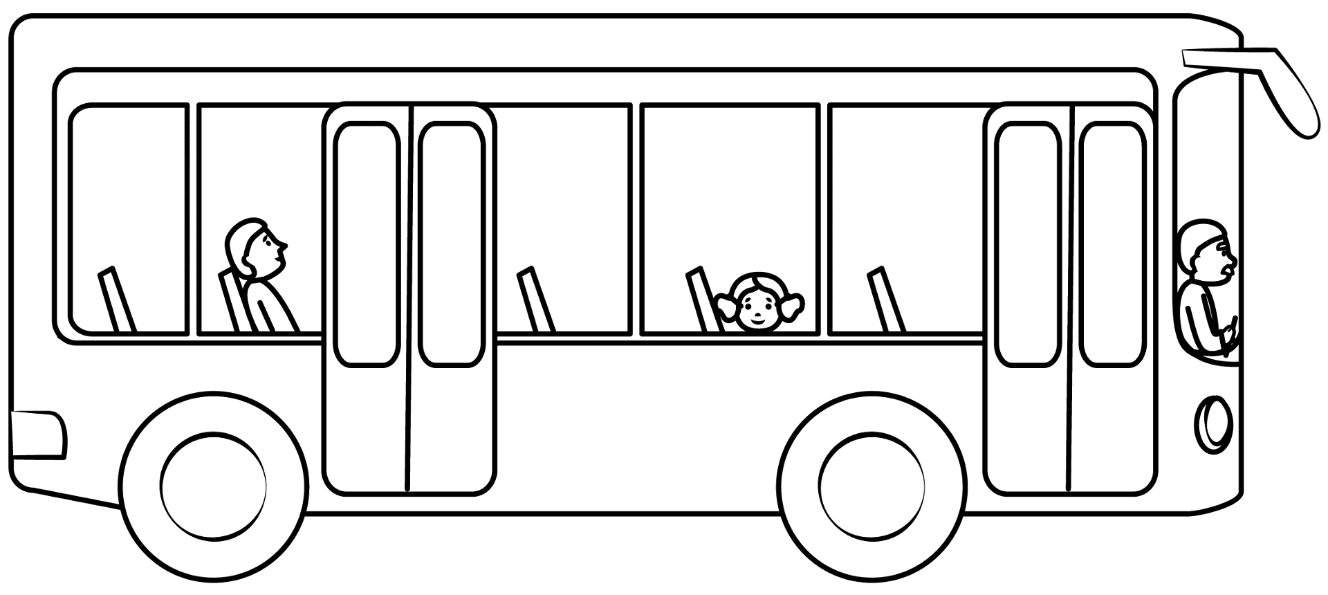 printable bus template