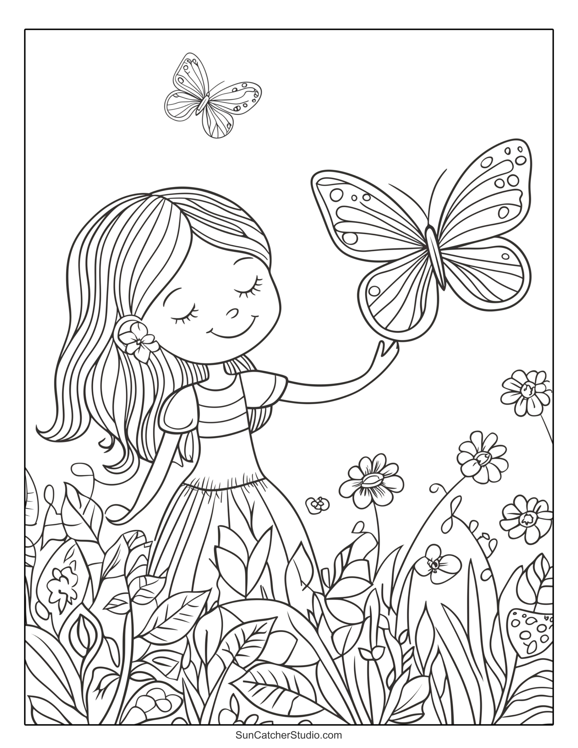 free coloring pages butterflies