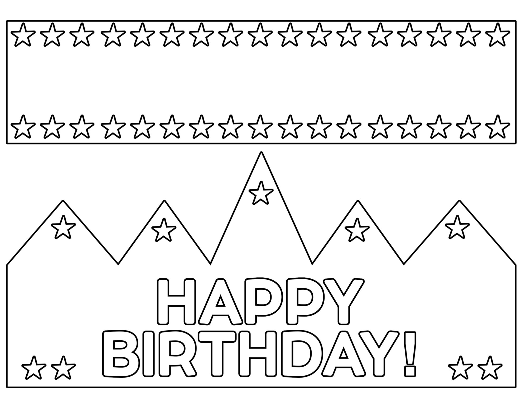 Buy Birthday Crown Template For Boy Flash Sales Free Printable Happy Birthday Crown Paper Trail Design