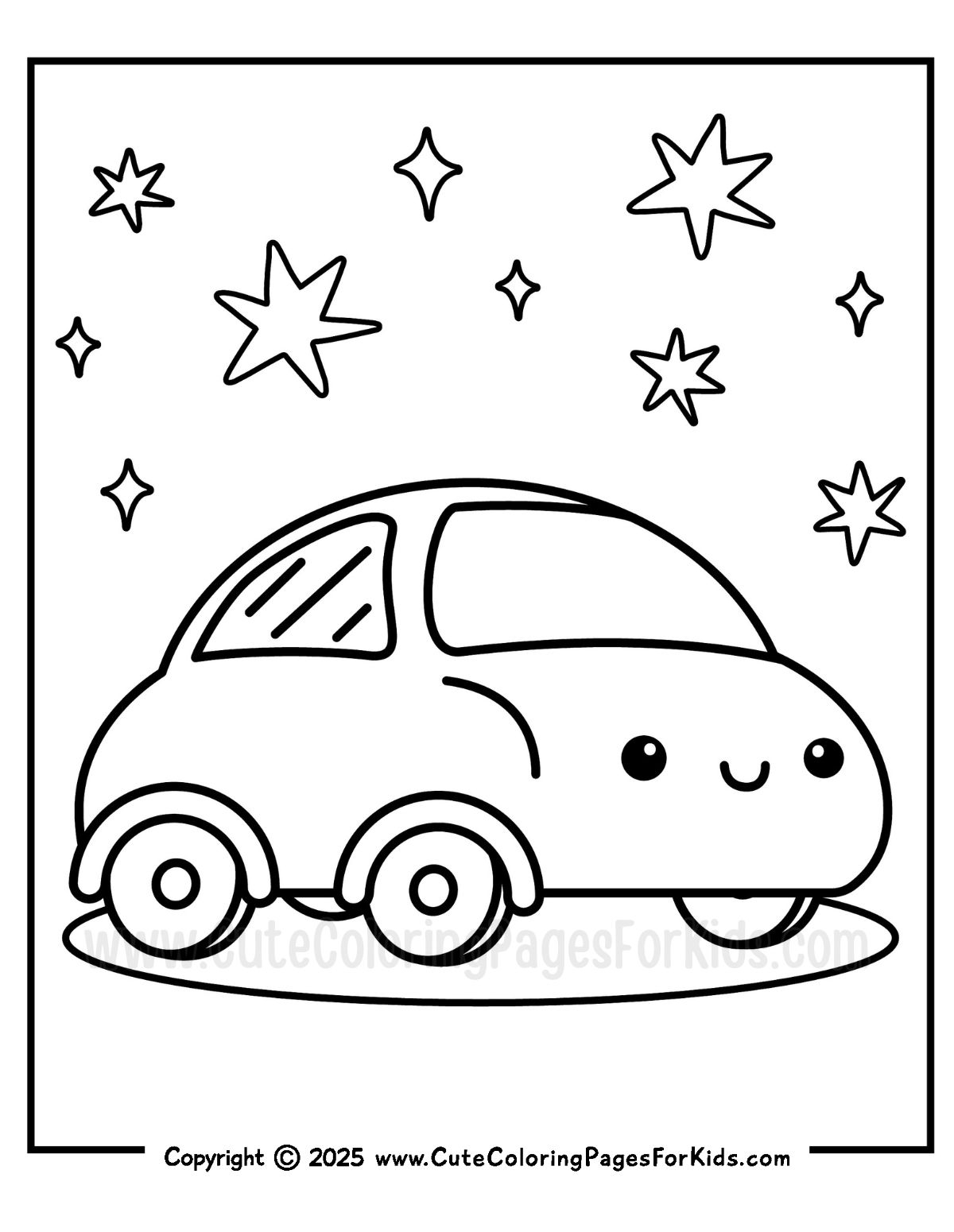 printable colouring pages of cars