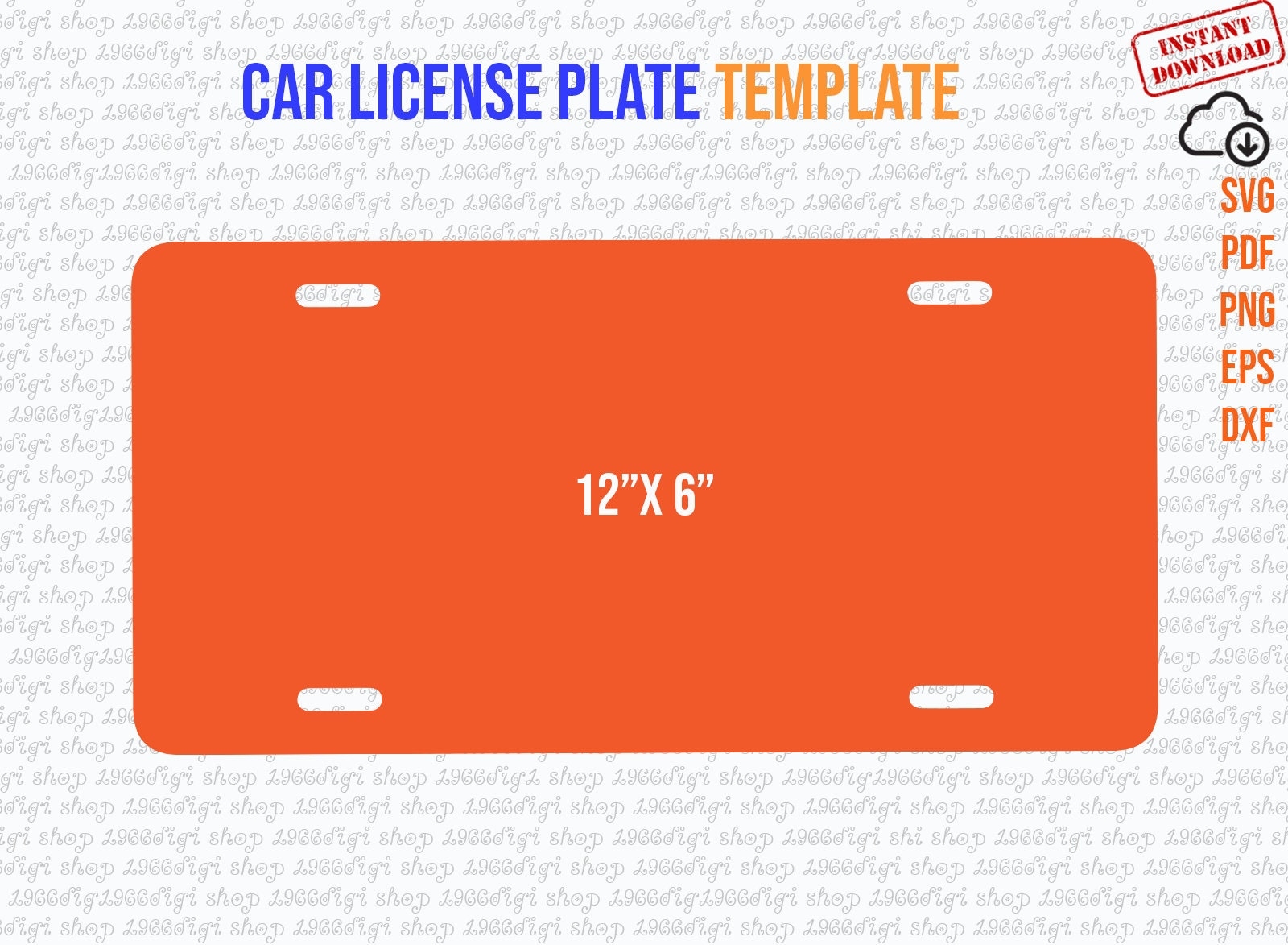 Car License Plate Template Svg Car License Plate Blank License Plate Template Car Accessories Car Plate For Sublimation Svg Dxf Png Eps Etsy