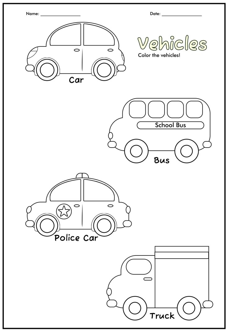Car Template For Kids 10 Free PDF Printables Printablee