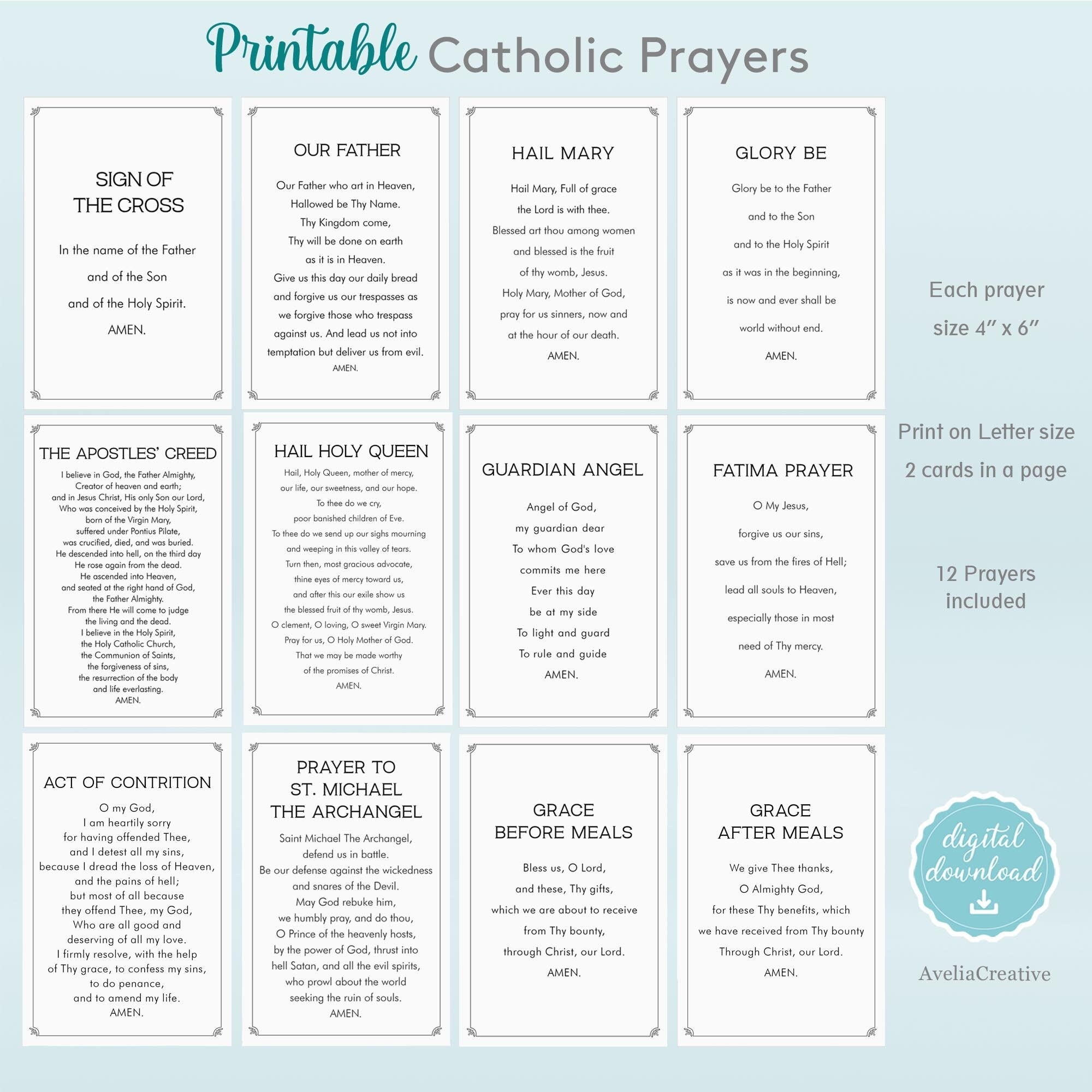 printable prayer cards pdf