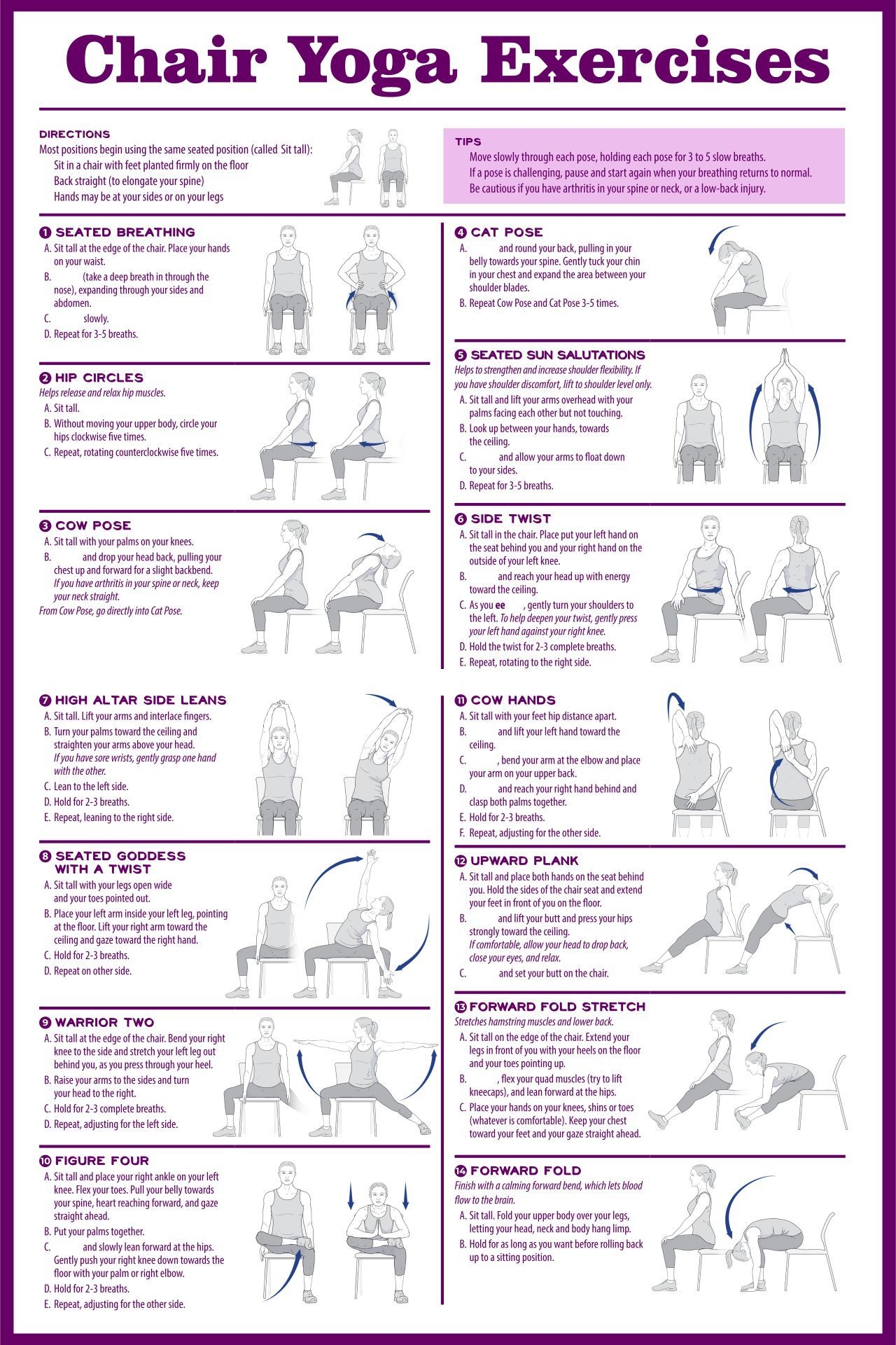 printable chair yoga for seniors pdf