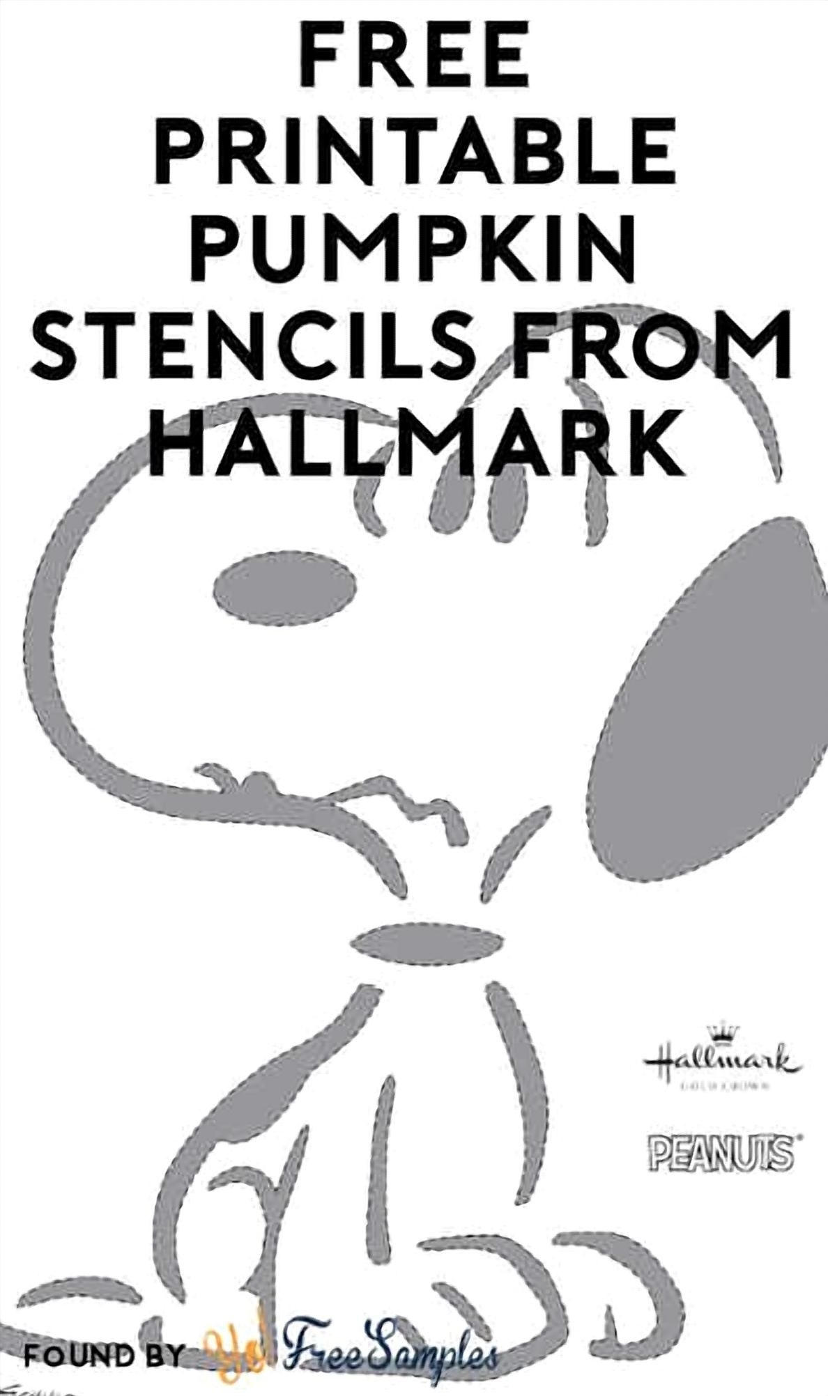 Charlie Brown Pumpkin Stencils Free Printables By Hallmark