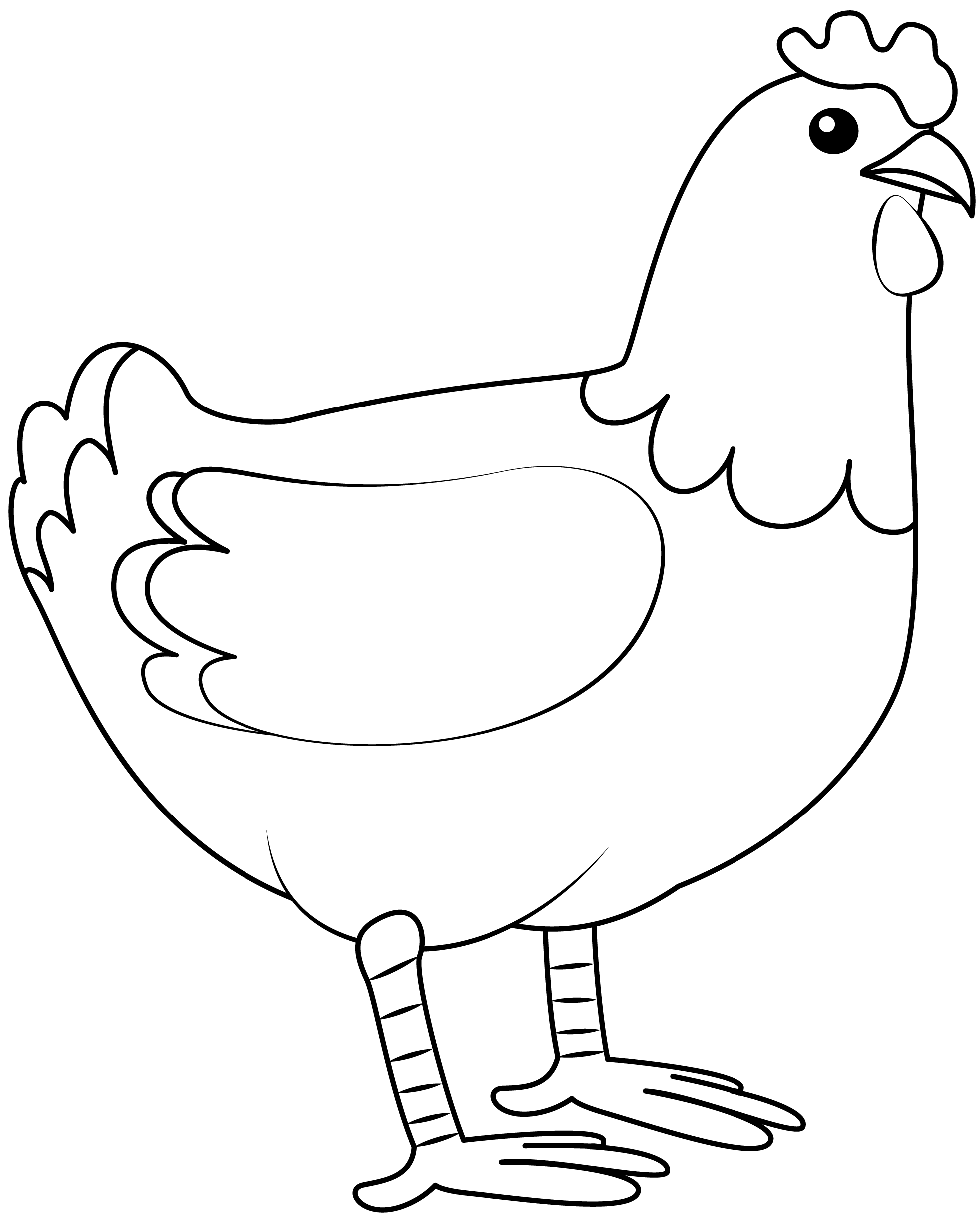 Chicken Printable Template Free Printable Paper raft Templates