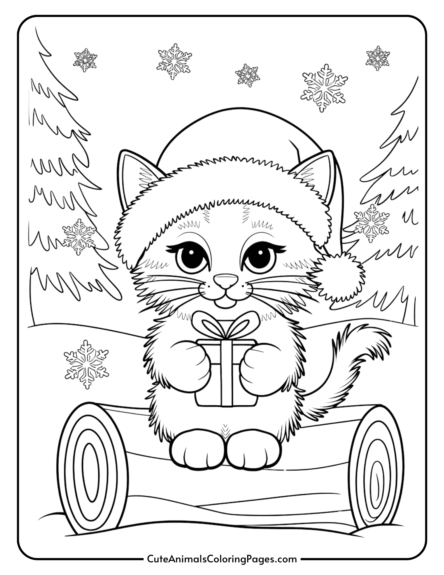cat coloring sheets to print