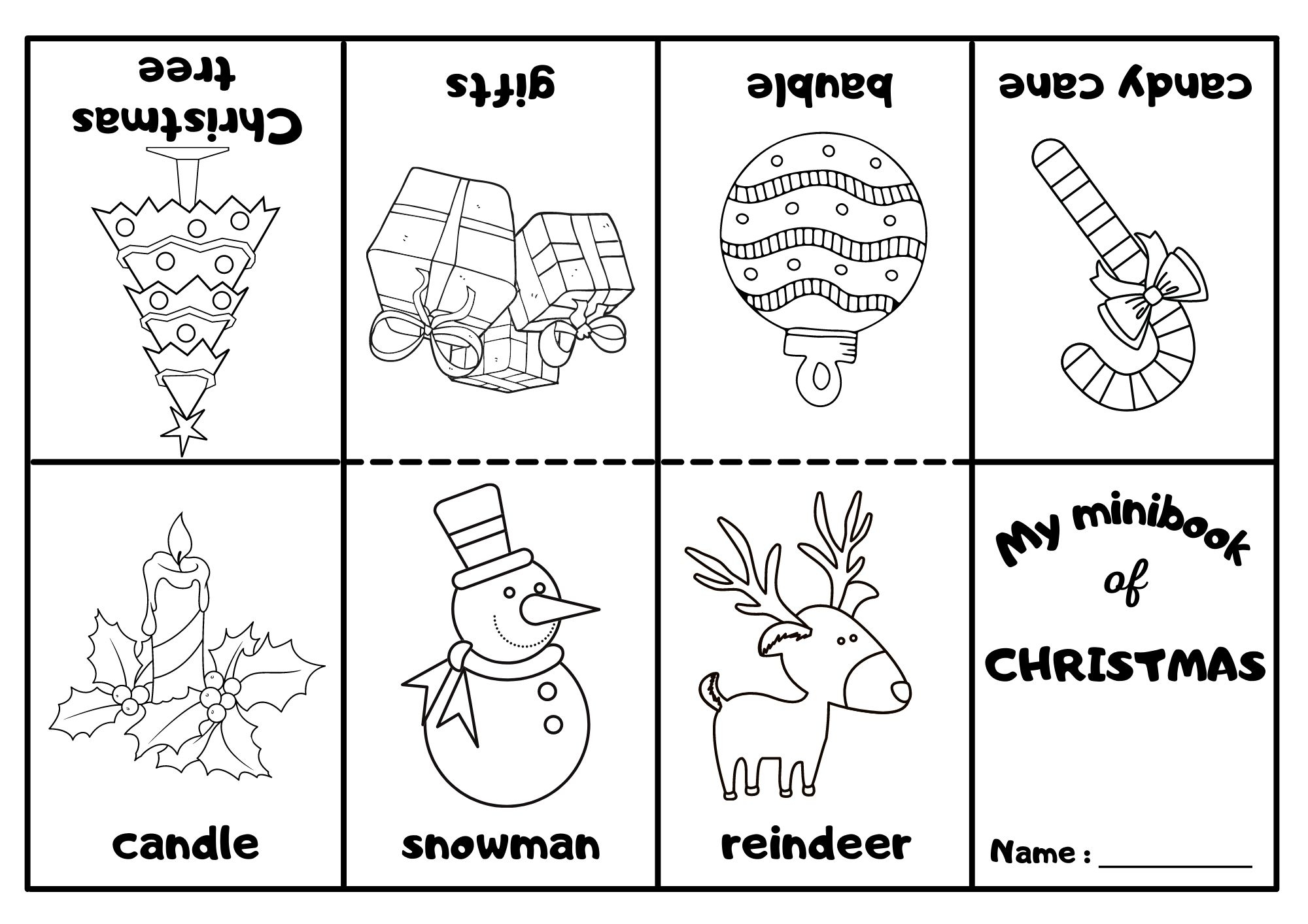 printable mini books pdf