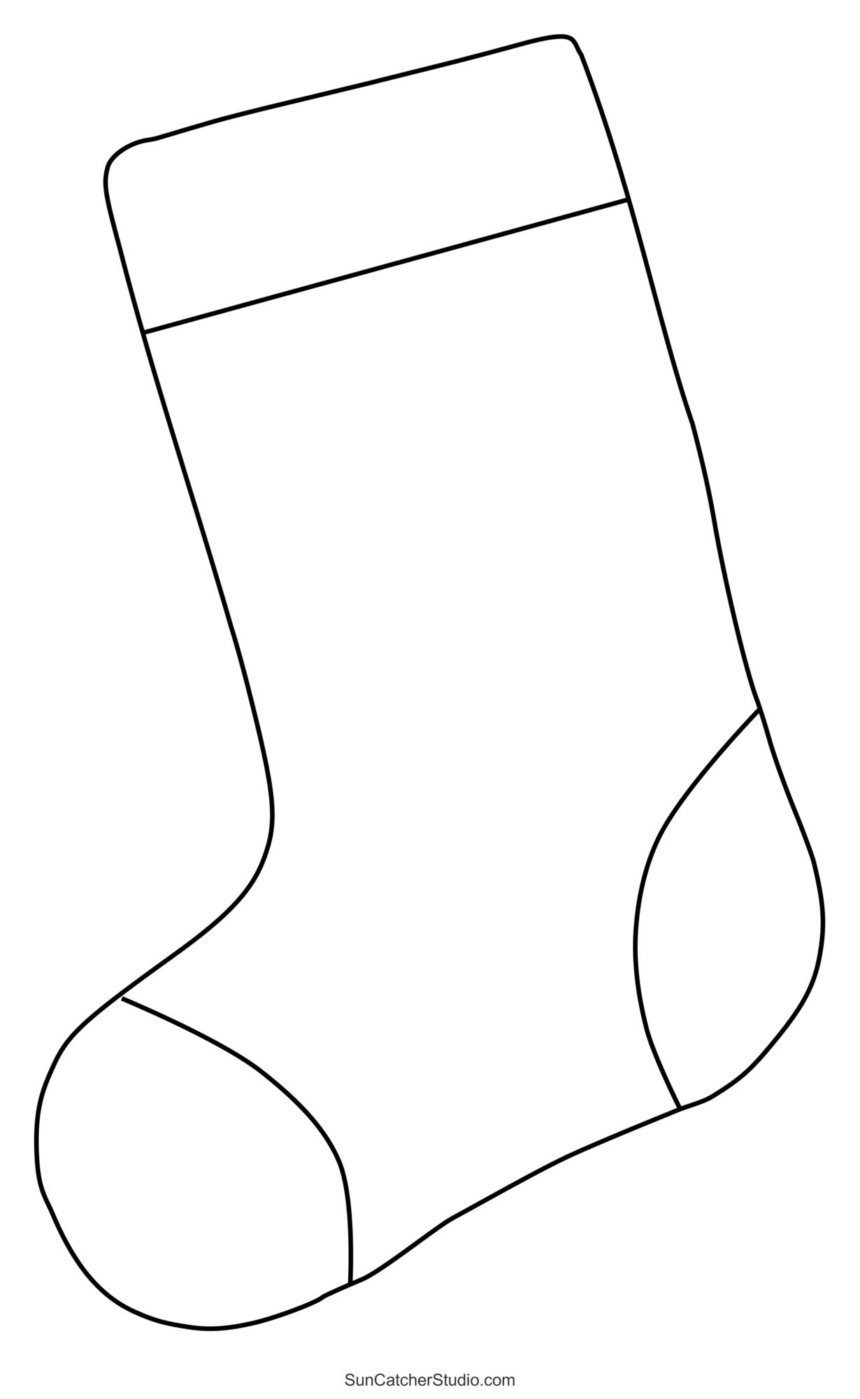 Christmas Stocking Patterns Printable Stencils Templates Free Printables Lettering SVG Files Tools Apps