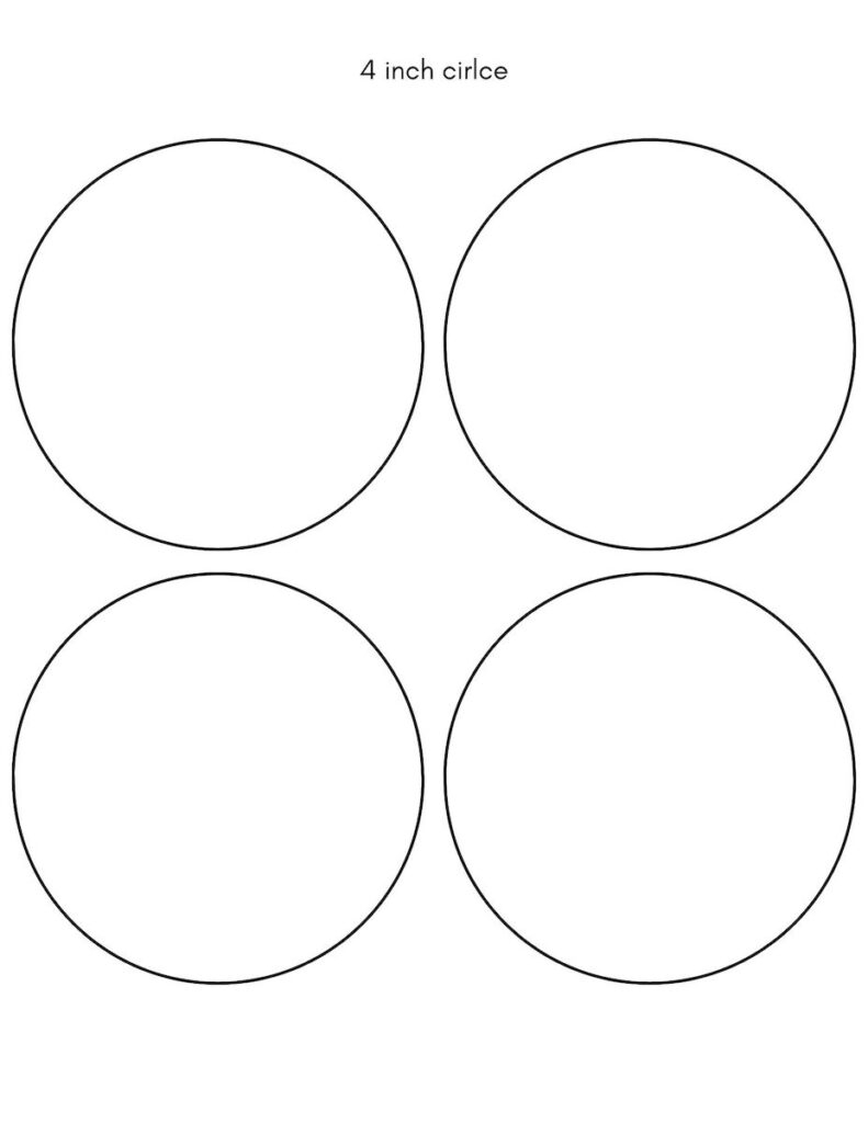 printable circle template
