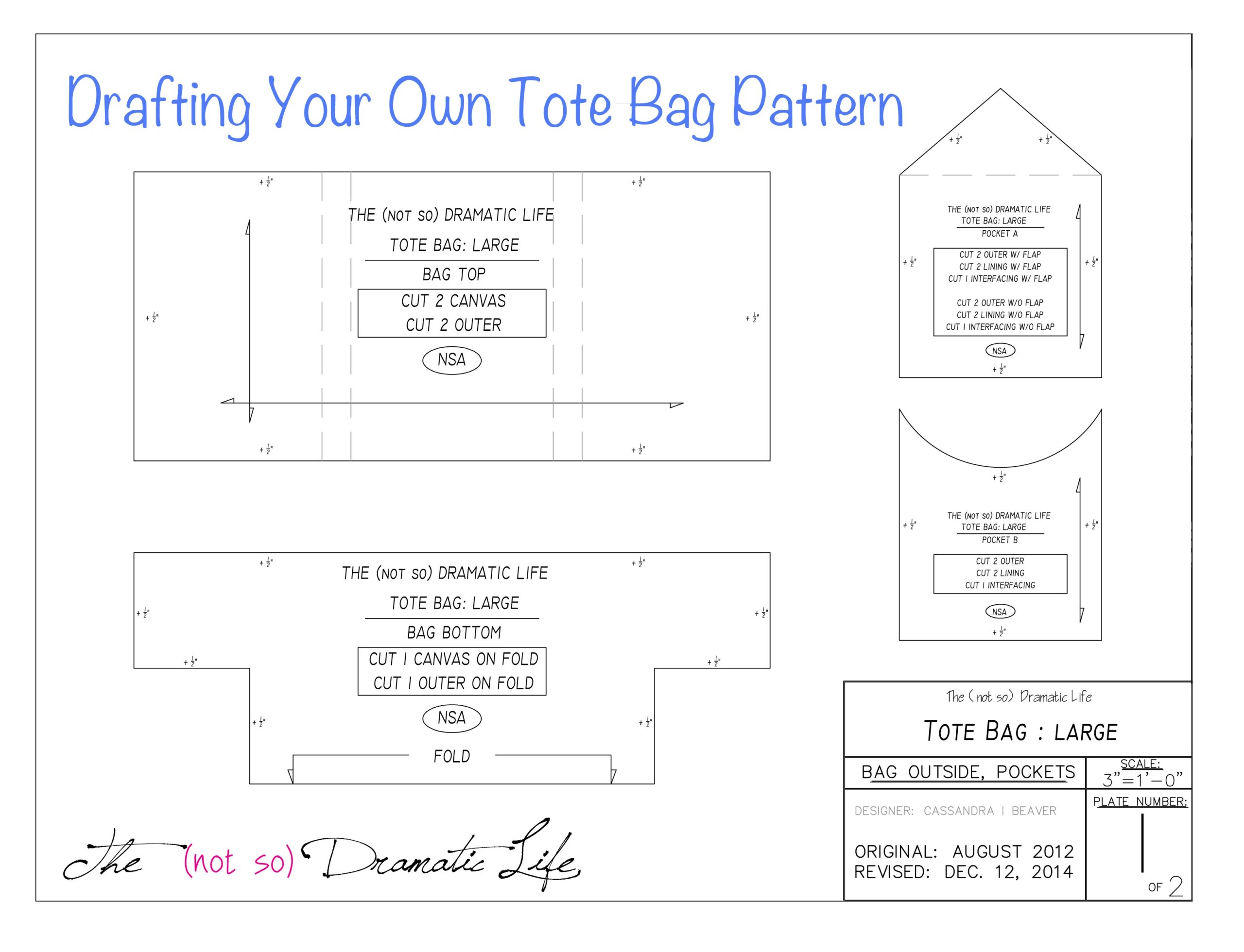 Clear Quilt Template For Precise Cutting Printable Tote Bag Pattern Template Social Media Template Clear Acrylic Basket Bag Sewing Template