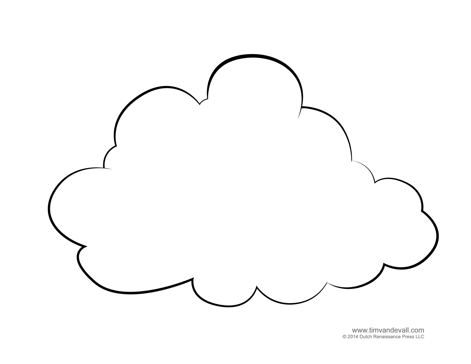 Clouds Printable Printable Party Favors