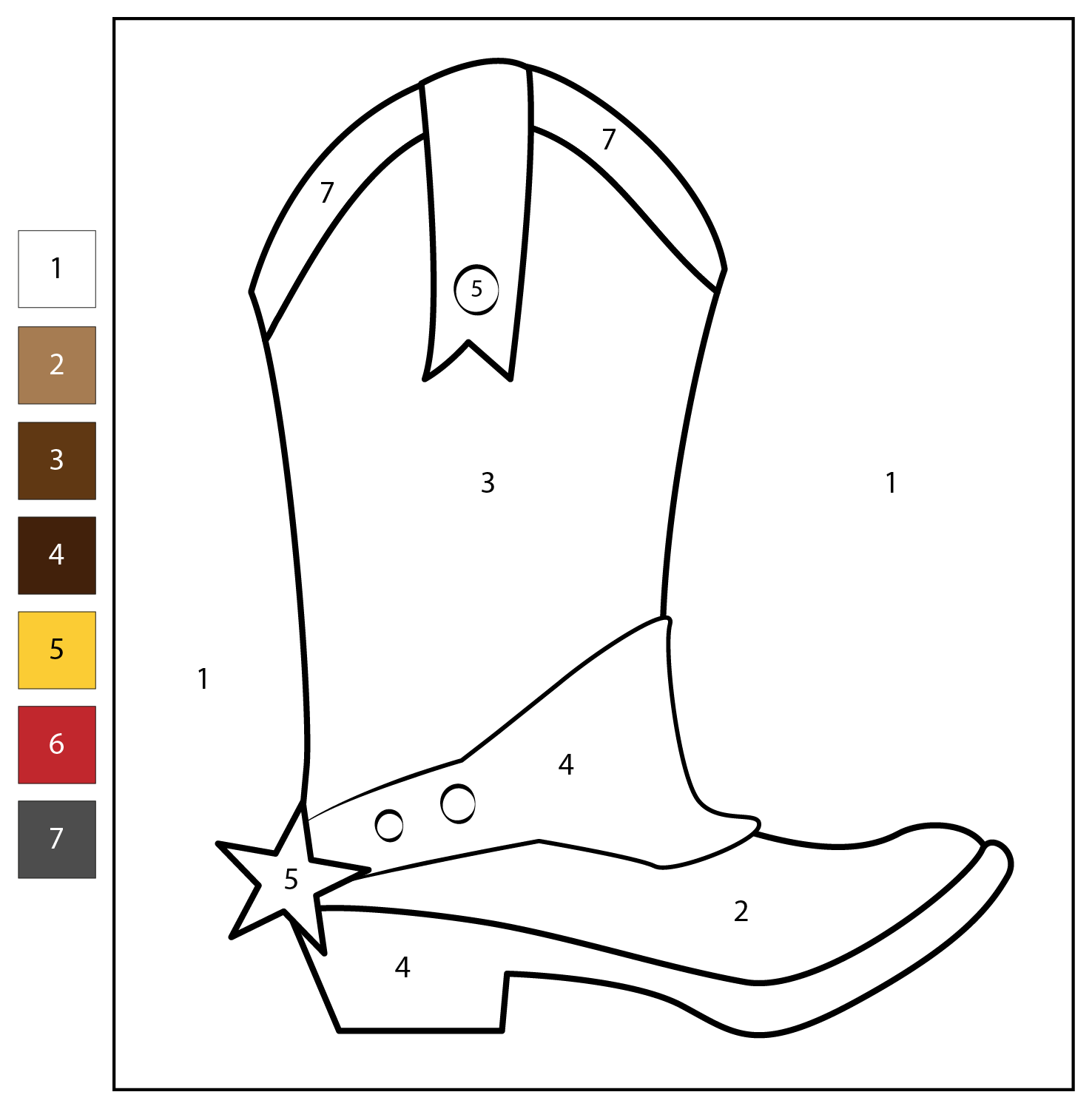 free printable cowboy boot template