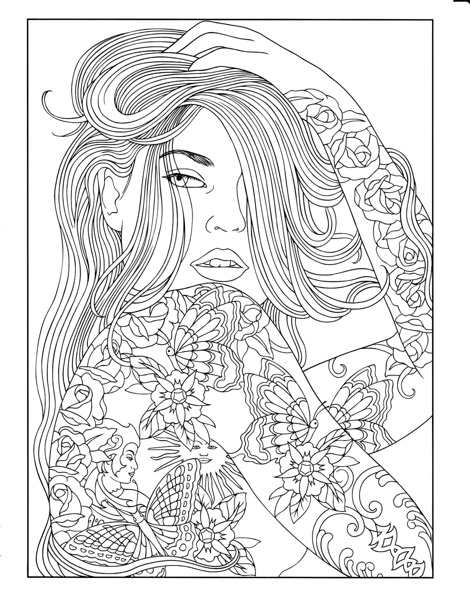 coloring pages for men