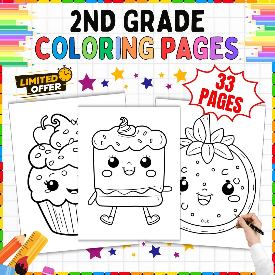 Coloring Pages For 2nd Graders 33 Printable Activities Back To School Fun Made By Teachers