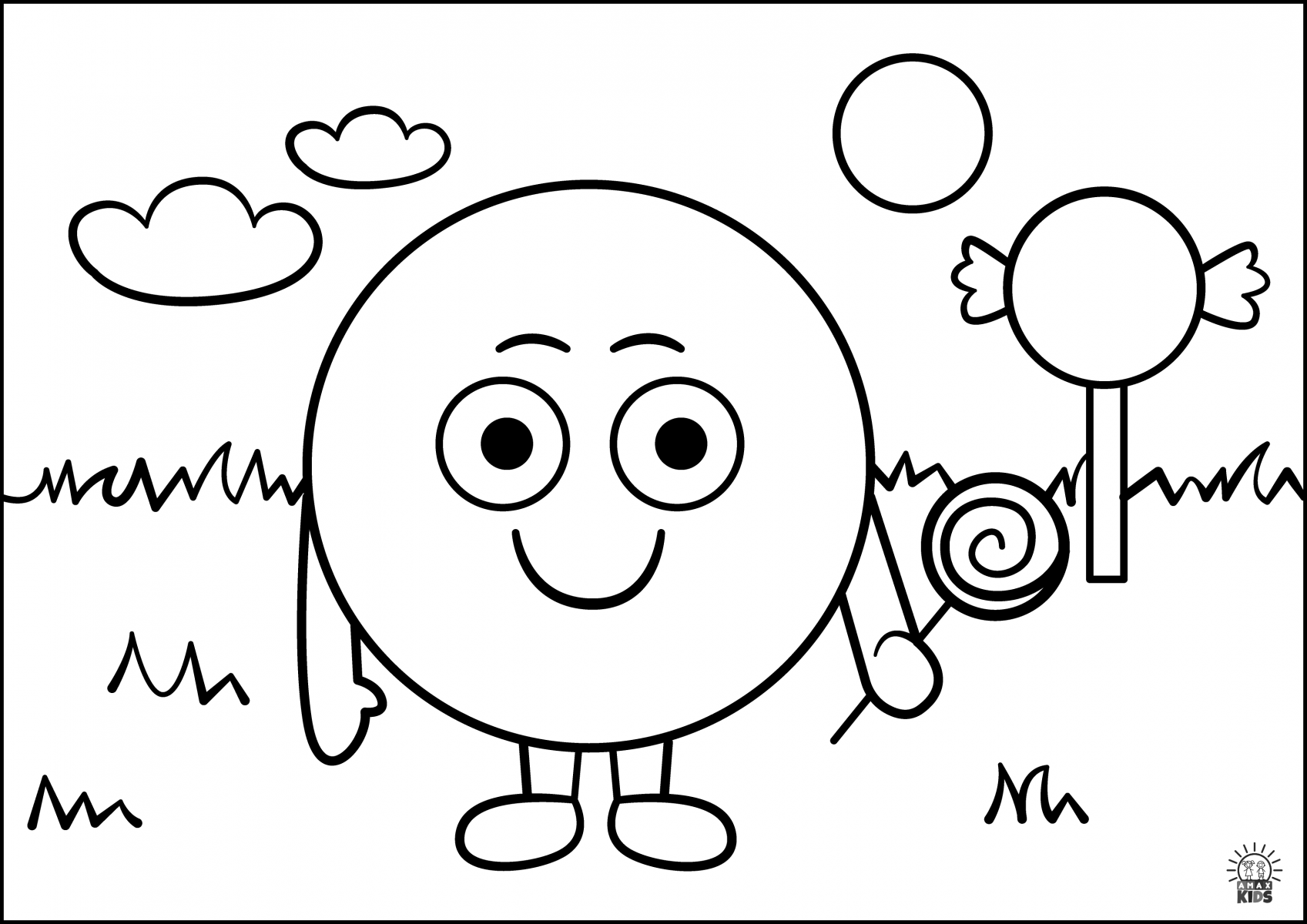 Coloring Pages For Kids Shapes Amax Kids