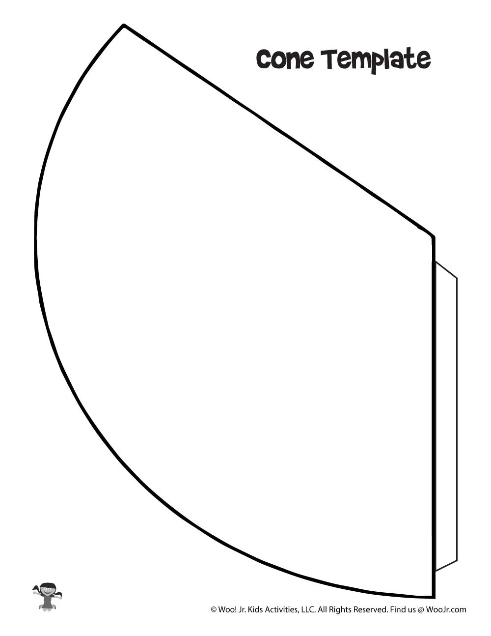 printable cone template