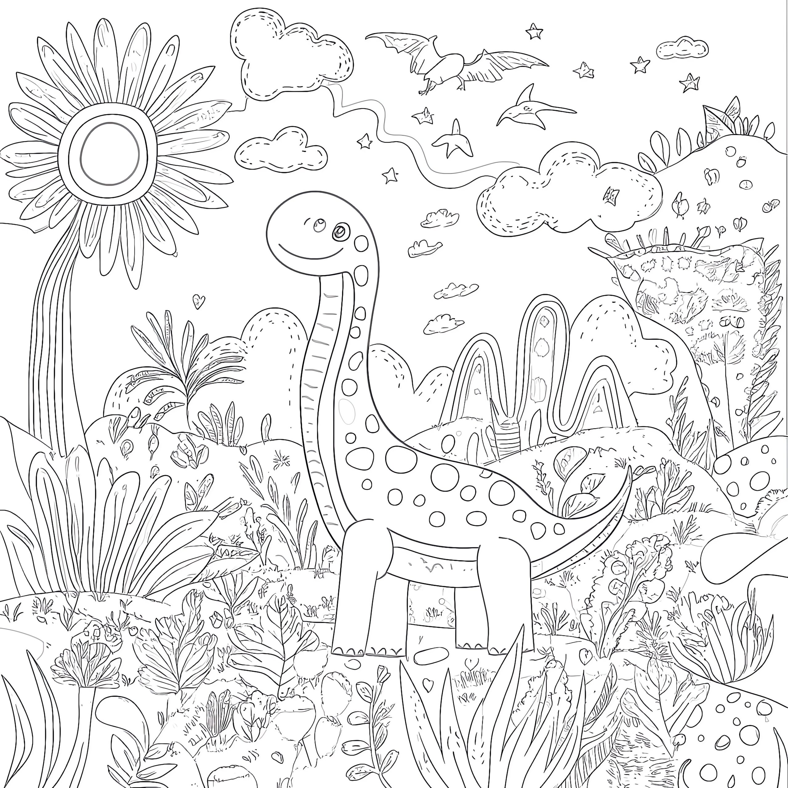 coloring pages dinosaurs printable